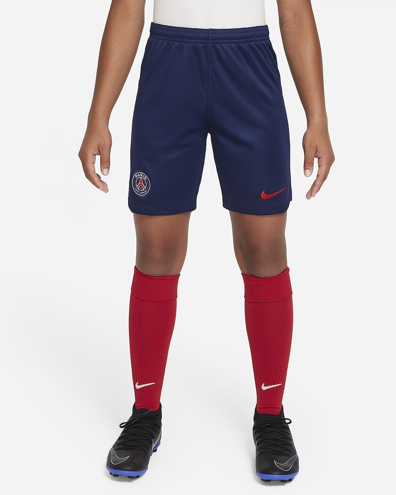 Primera y segunda equipación Stadium París Saint-Germain 2023/24 Pantalón corto de fútbol Nike Dri-FIT - Niño/a