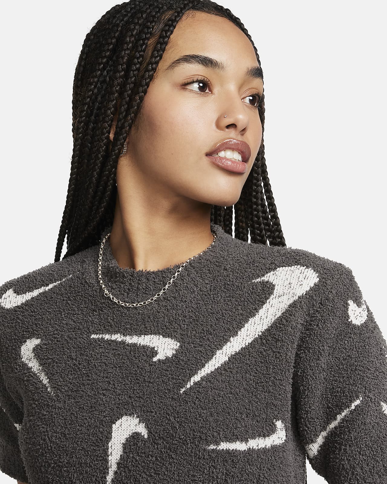 Nike outlet cropped jumper