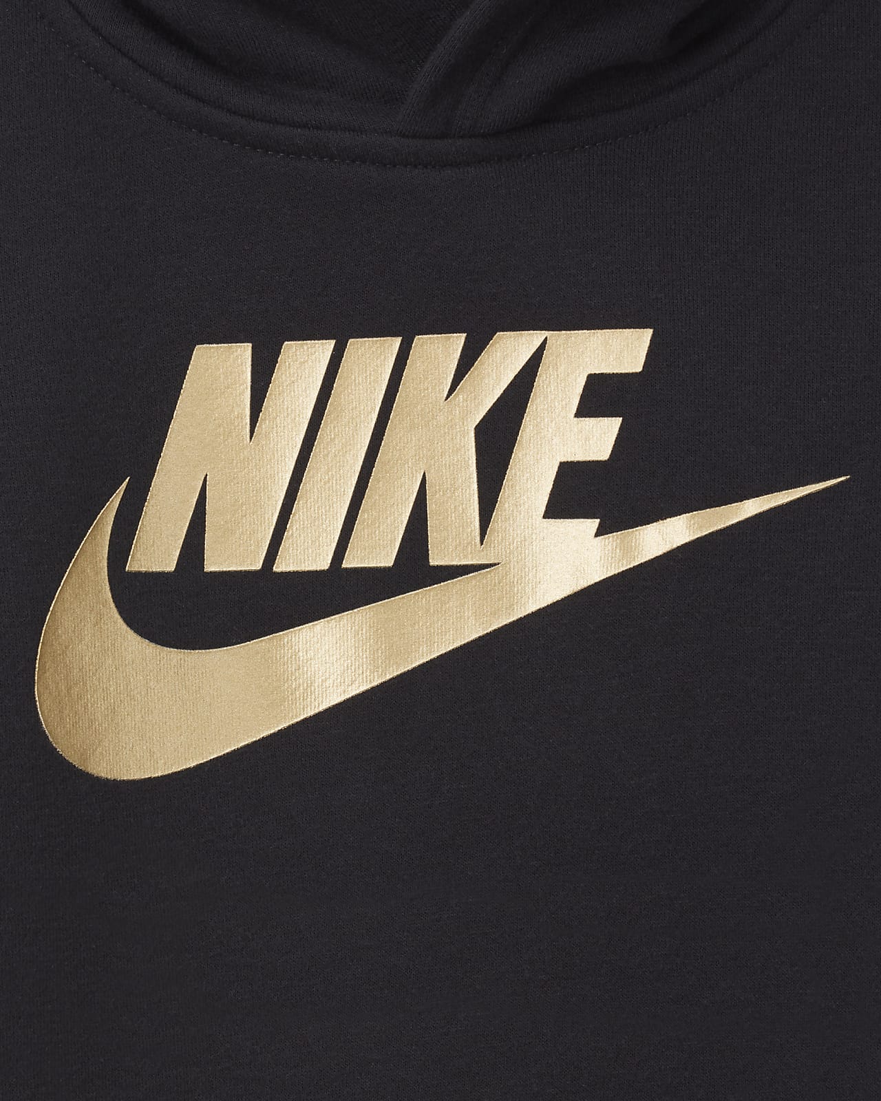 nike hoodie gold logo