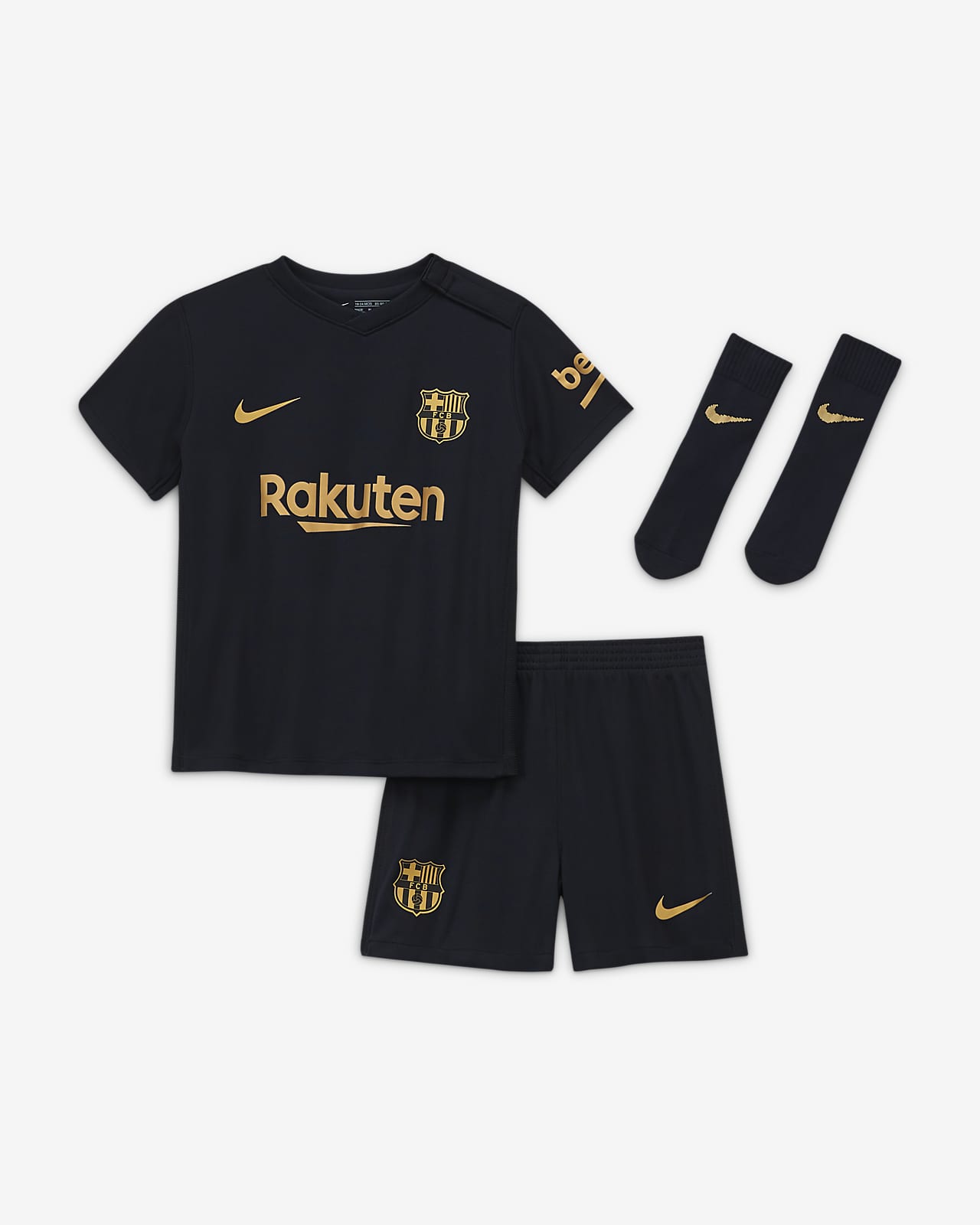 Away Baby and Toddler Football Kit. Nike LU