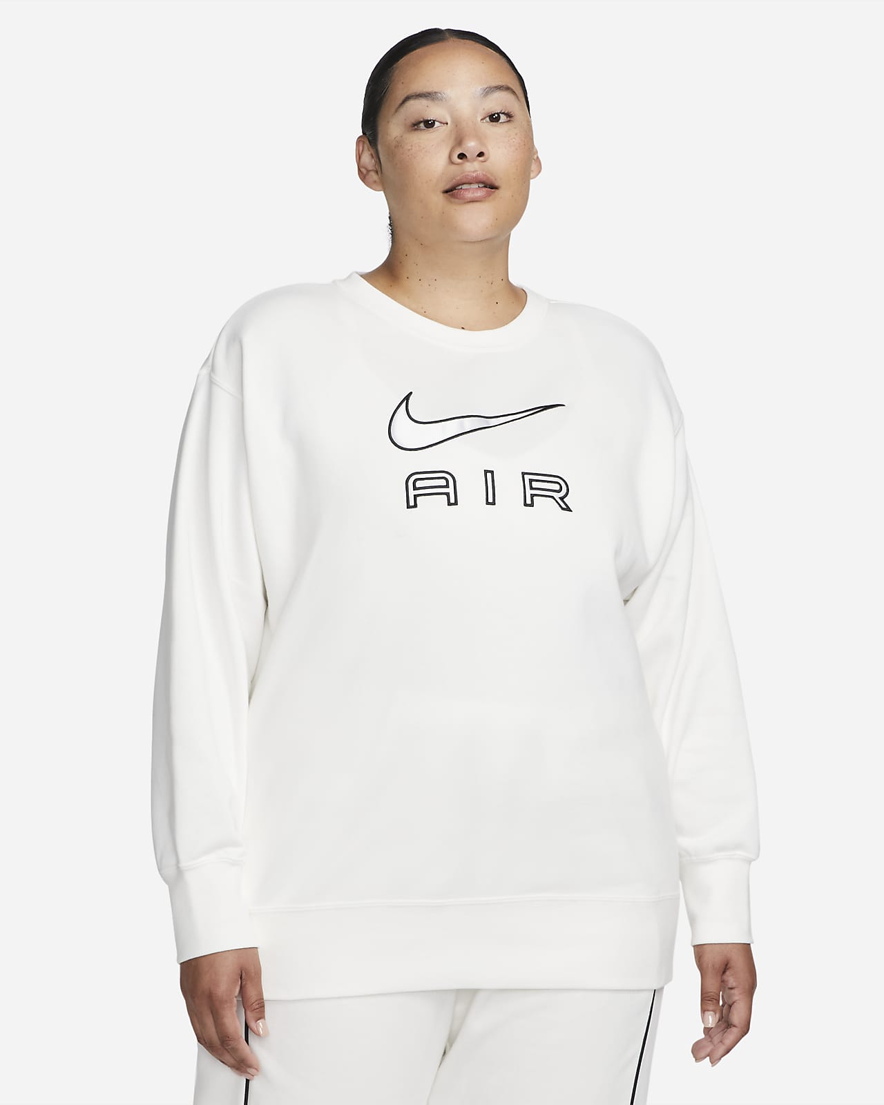 Nike Air Women's French Terry Crew Sweatshirt (Plus Size)