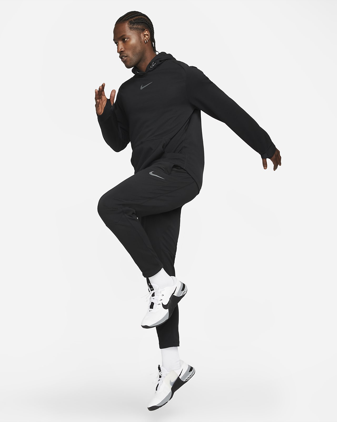 A escala nacional no relacionado Separación Nike Pro Sudadera con capucha de entrenamiento de tejido Fleece - Hombre.  Nike ES