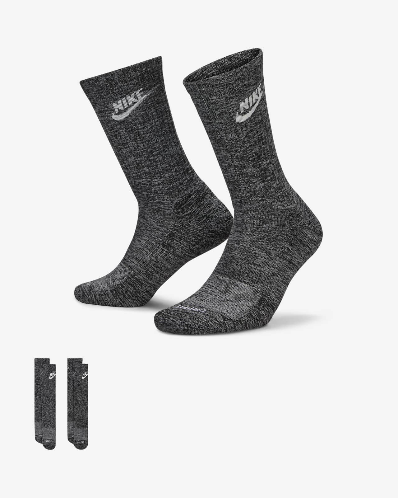 Nike Everyday Plus Crew sokken met demping