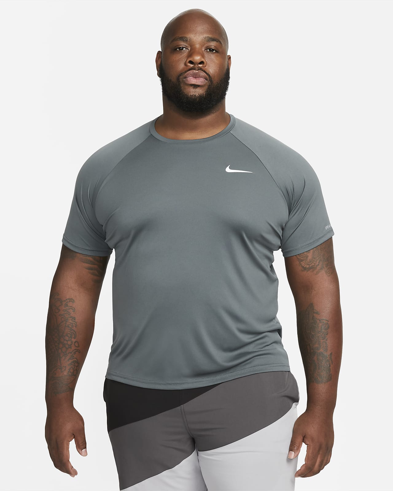 Nike Essential Dri-FIT Men's Short-Sleeve Swim Hydroguard (Extended Size)