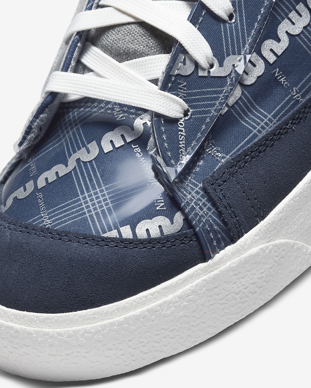nike blazer mid 77 vintage blue swoosh