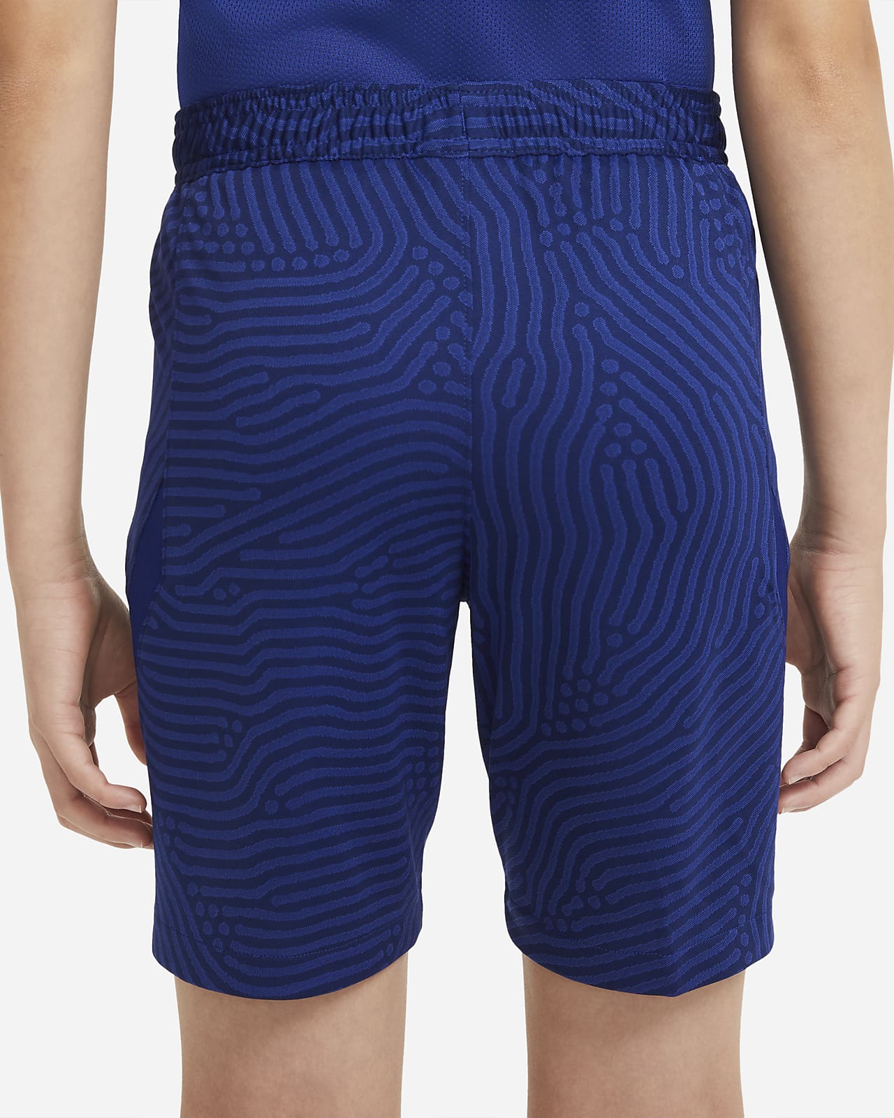 nike blue football shorts