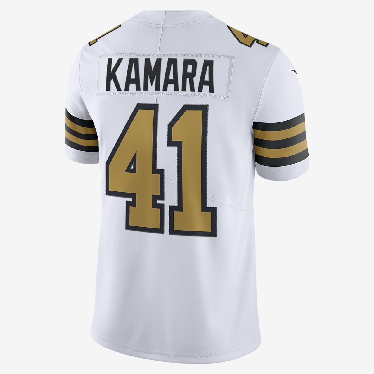 Nike Men's New Orleans Saints Alvin Kamara #41 White Game Jersey