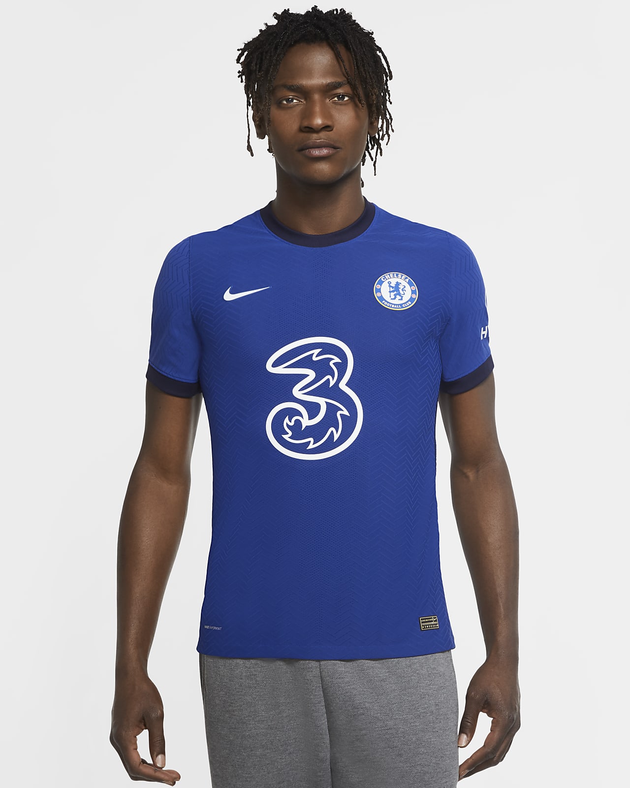 Camiseta de fútbol de local para hombre Vapor Match del Chelsea FC 2020/21.  Nike.com