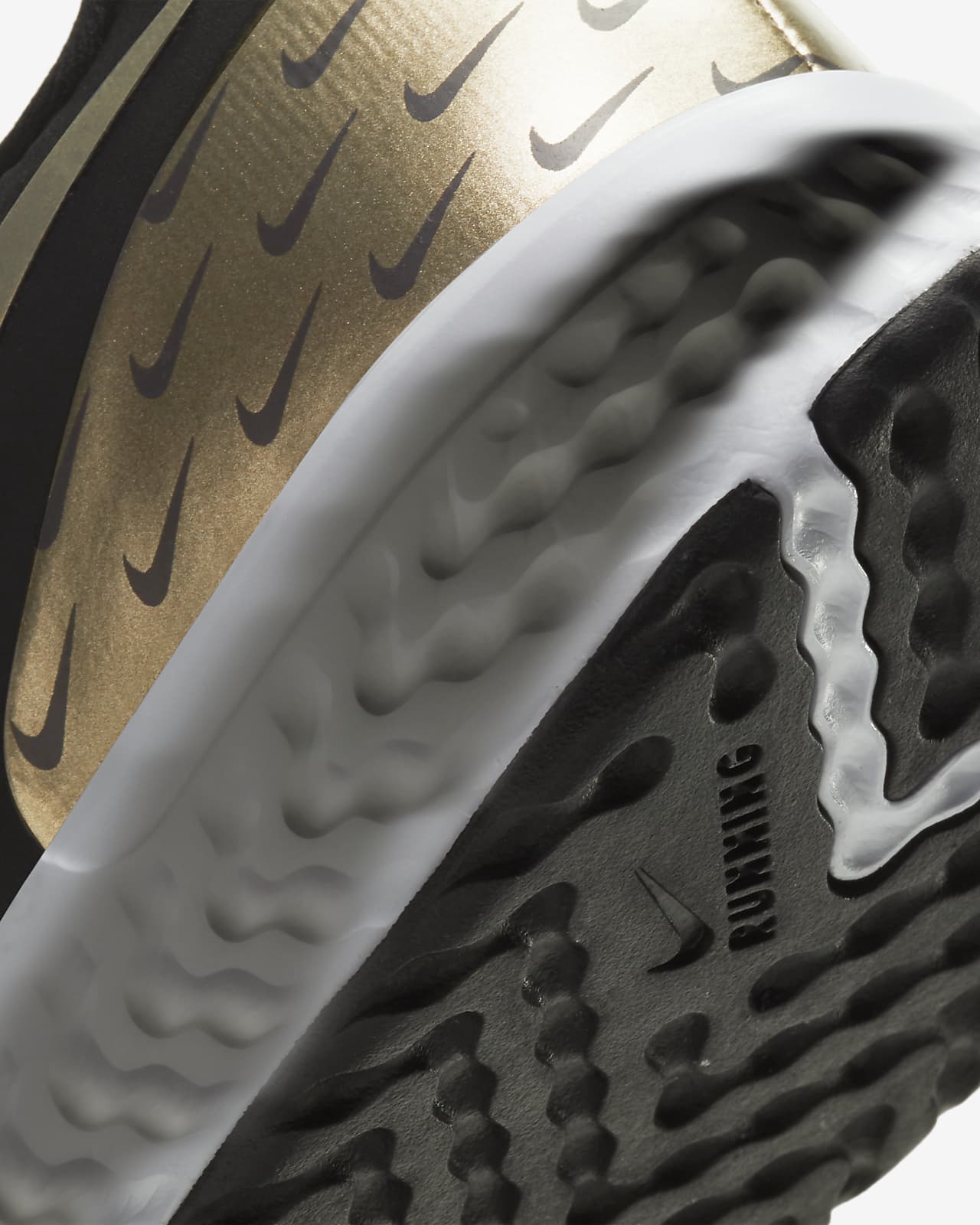 nike revolution 5 premium black and gold