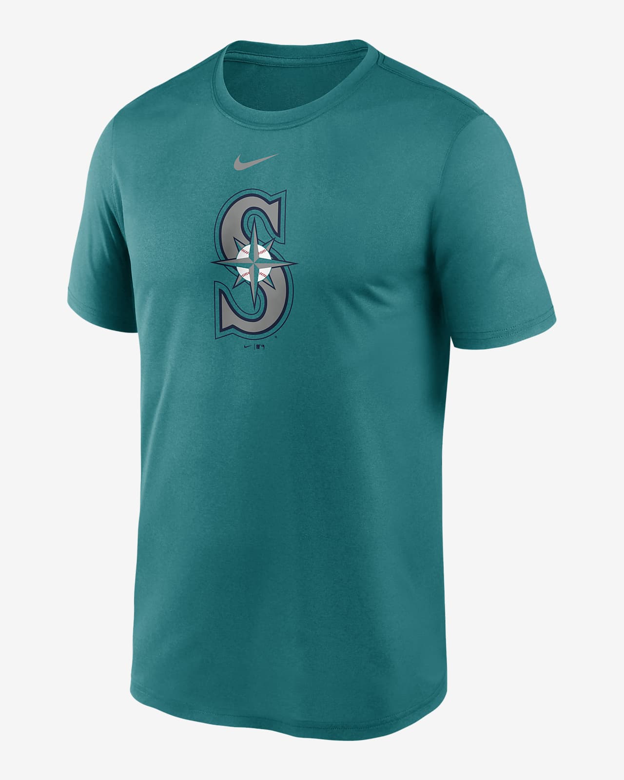 Nike Seattle Mariners Athletic T Shirt Baseball Blue … - Gem