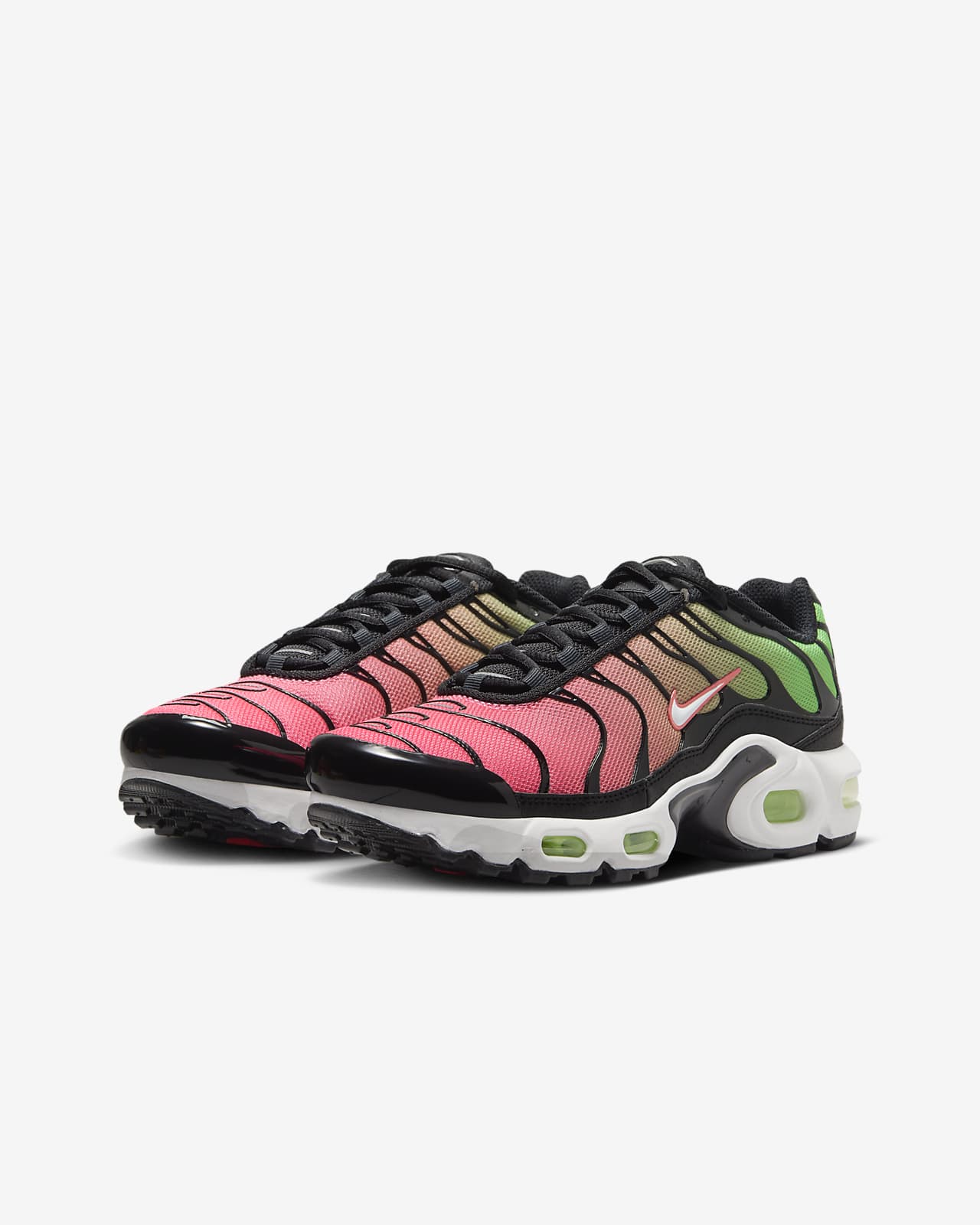 White pink and green air best sale max plus