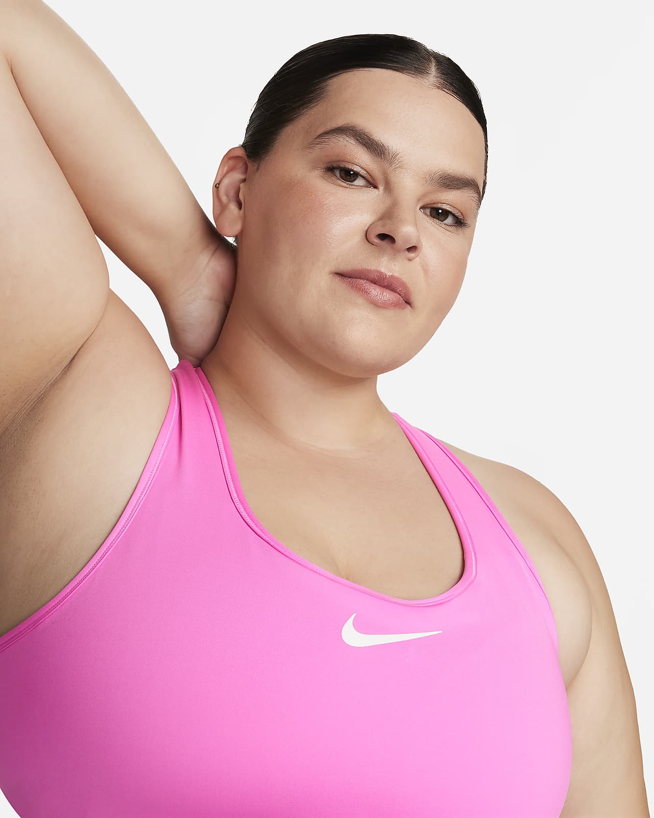 Nike Performance High support sports bra - playful pink/pink