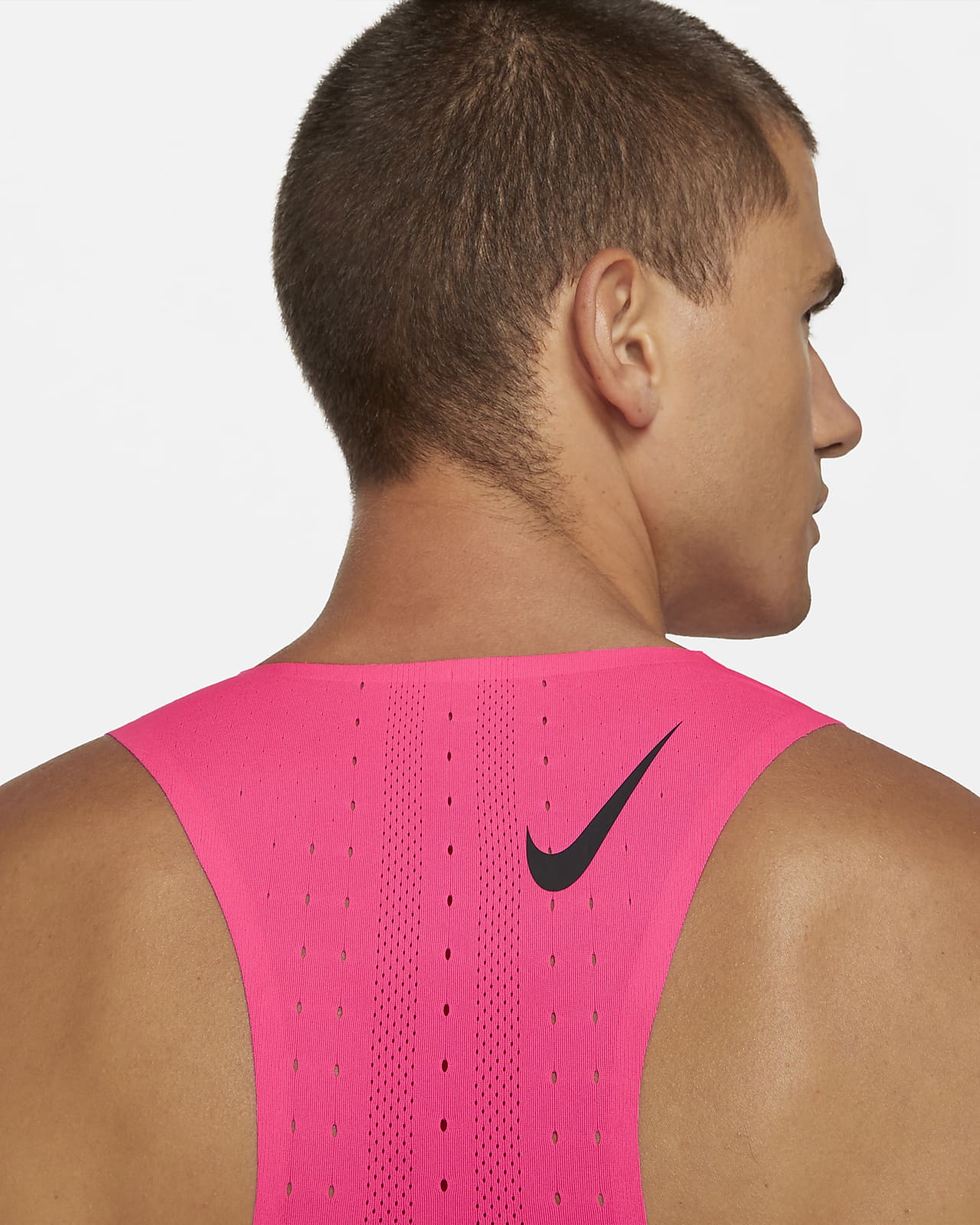 nike aeroswift singlet pink