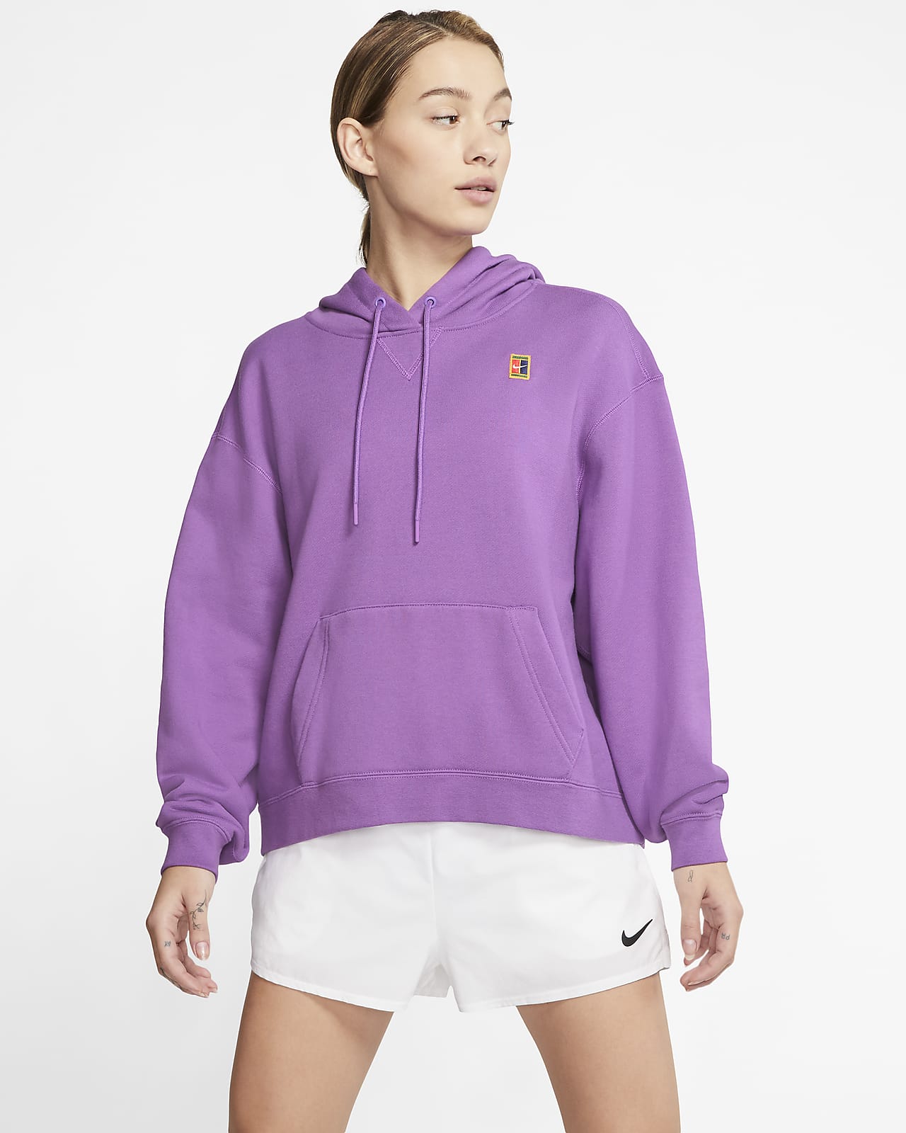Nike Dri-FIT Performance Women's Tennis Hoodie - Medium Olive