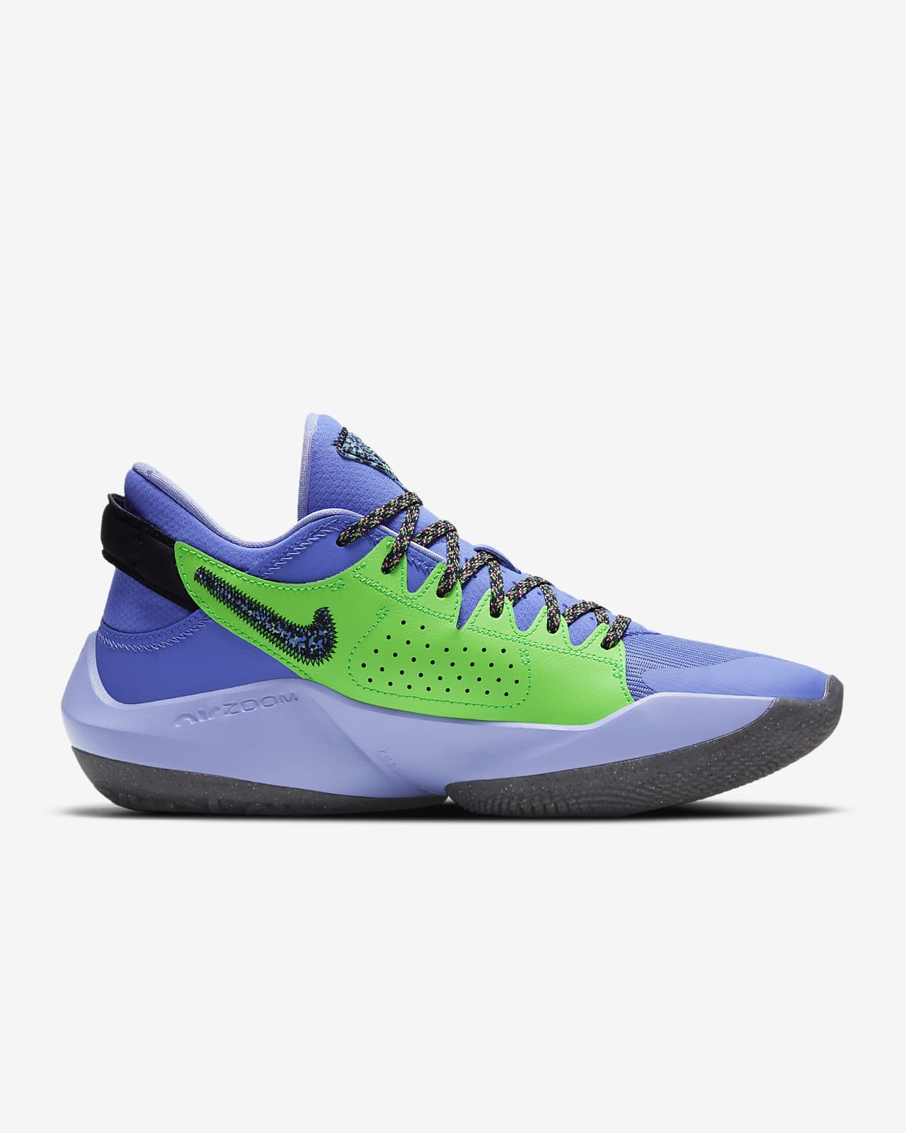 neon colored basketball shoes