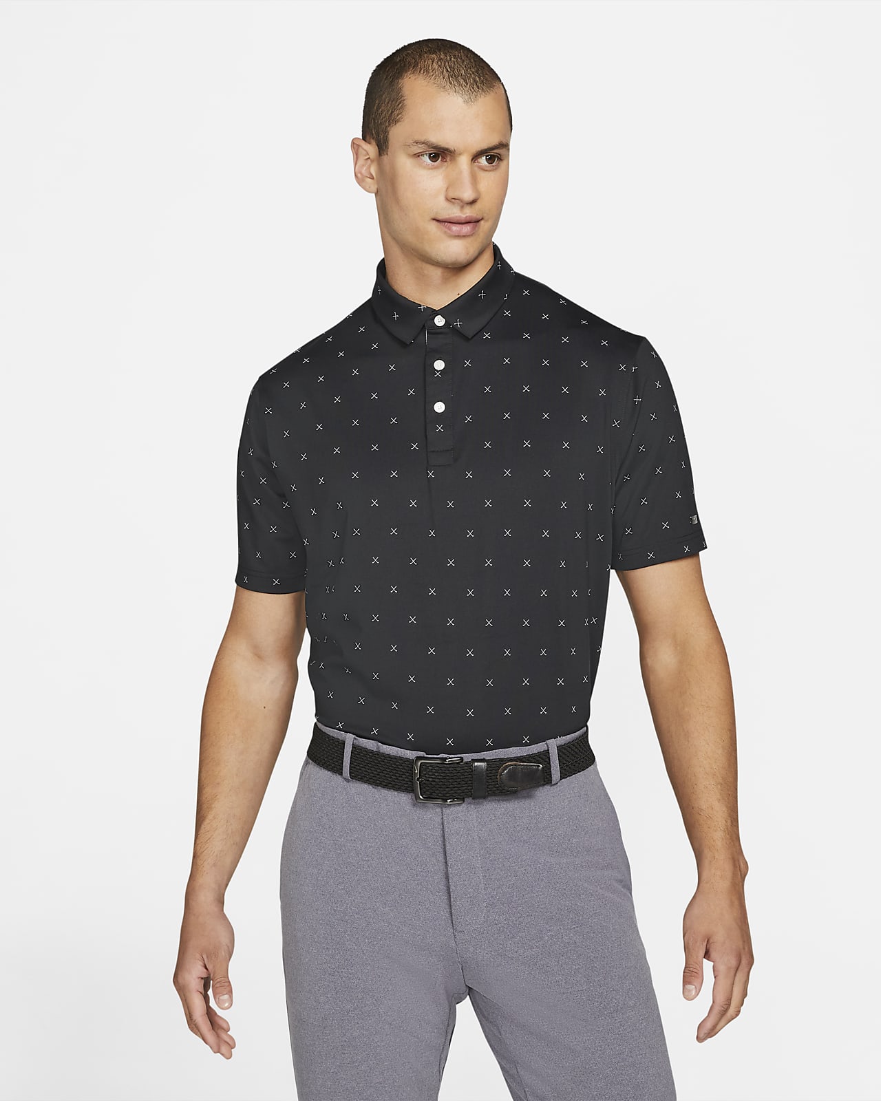 Nike Dri-FIT Player Golfpolo met print voor heren. Nike BE
