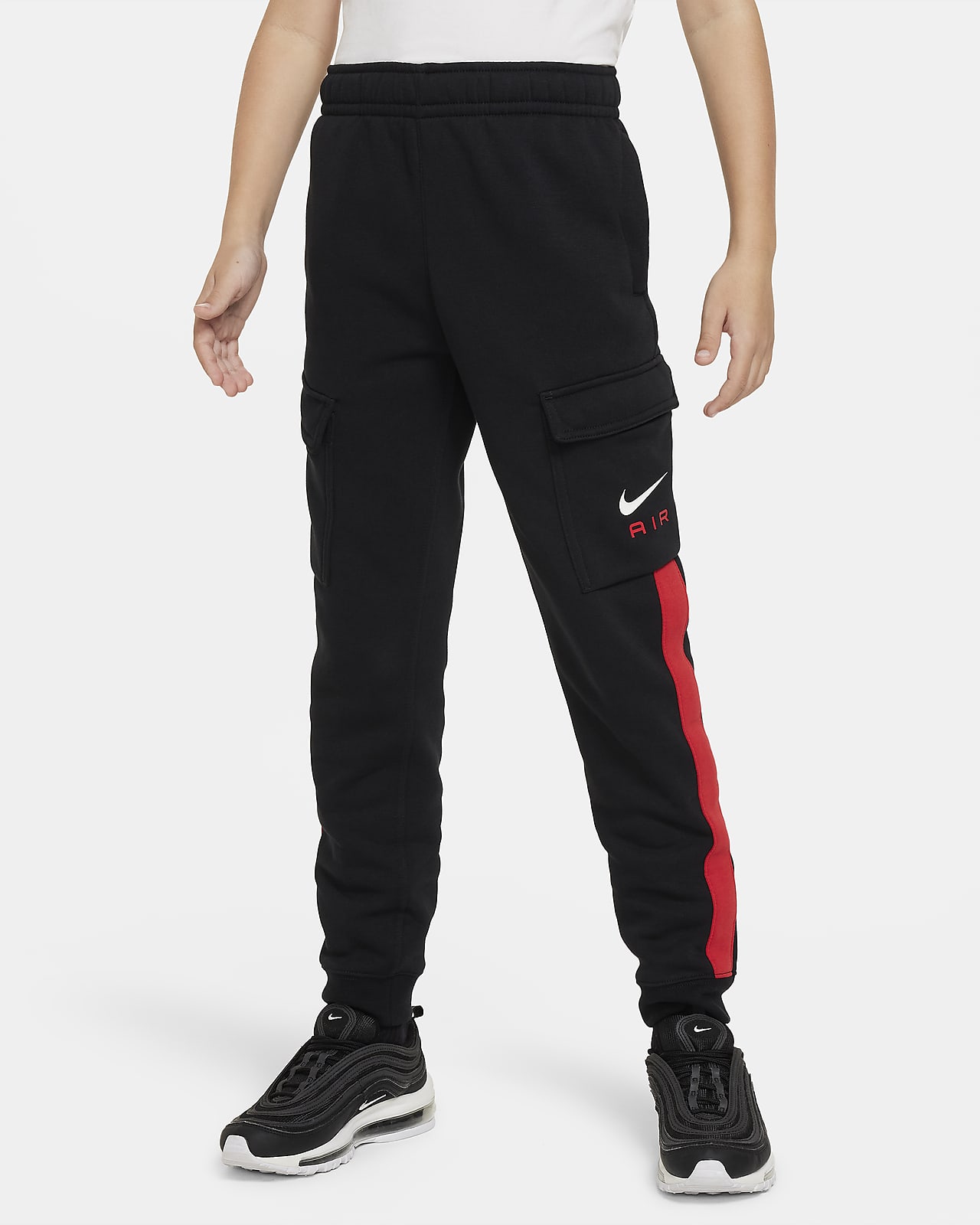 Nike Air Pantalons cargo de teixit Fleece - Nen/a