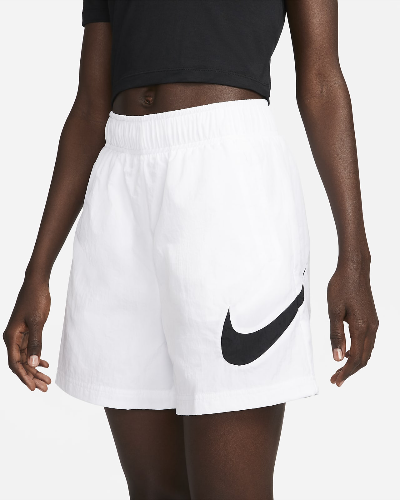Shorts in tessuto a vita alta Nike Sportswear Essential – Donna. Nike IT