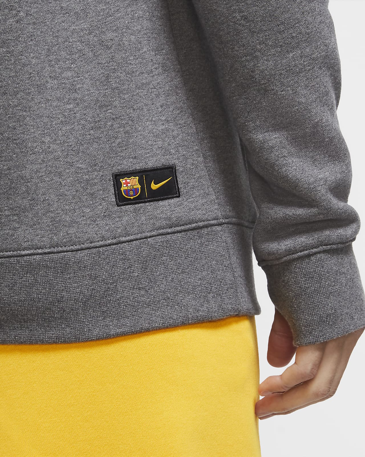 fc barcelona fleece hoodie