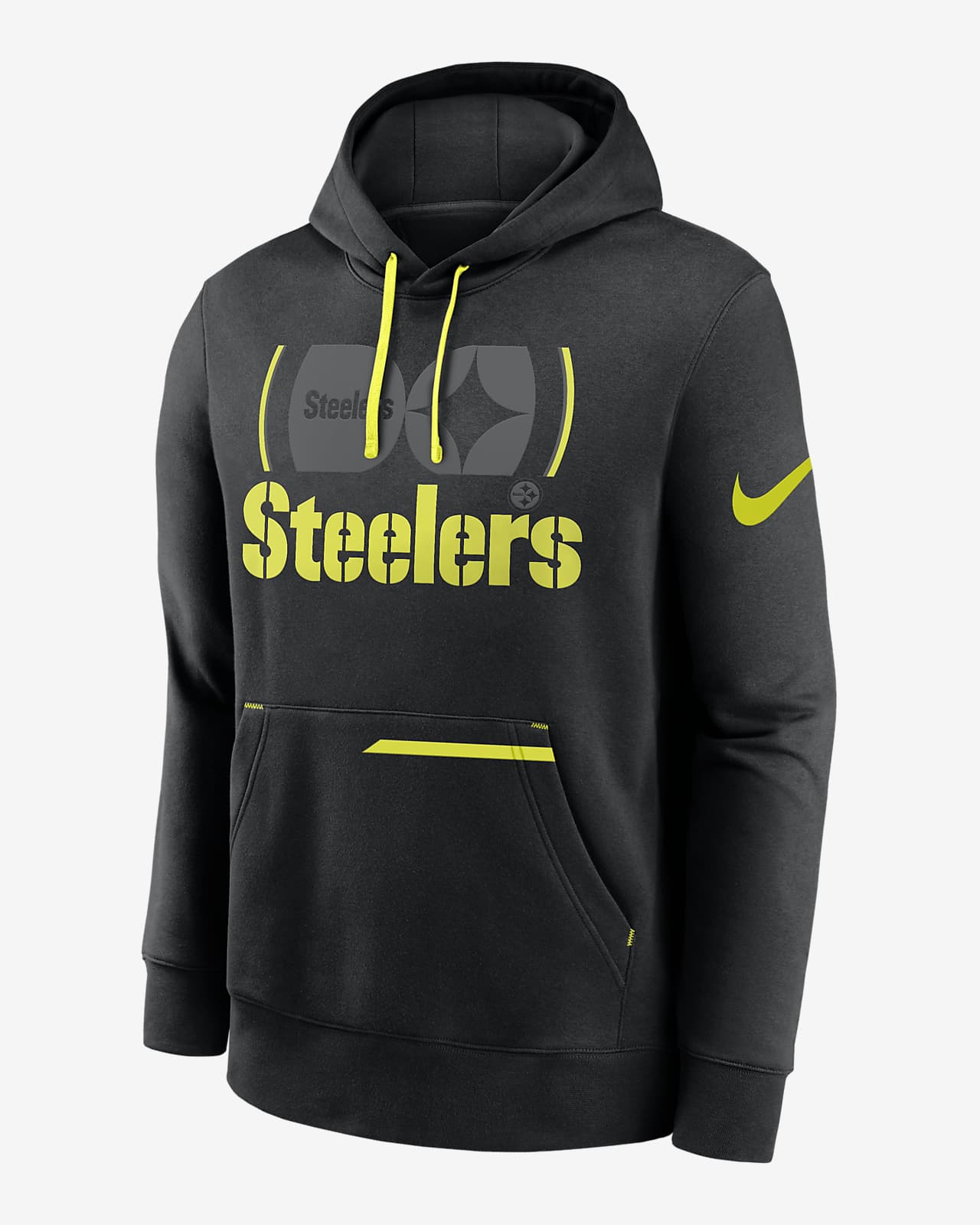 Pittsburgh Steelers Nike Therma Pullover Hoodie - Mens