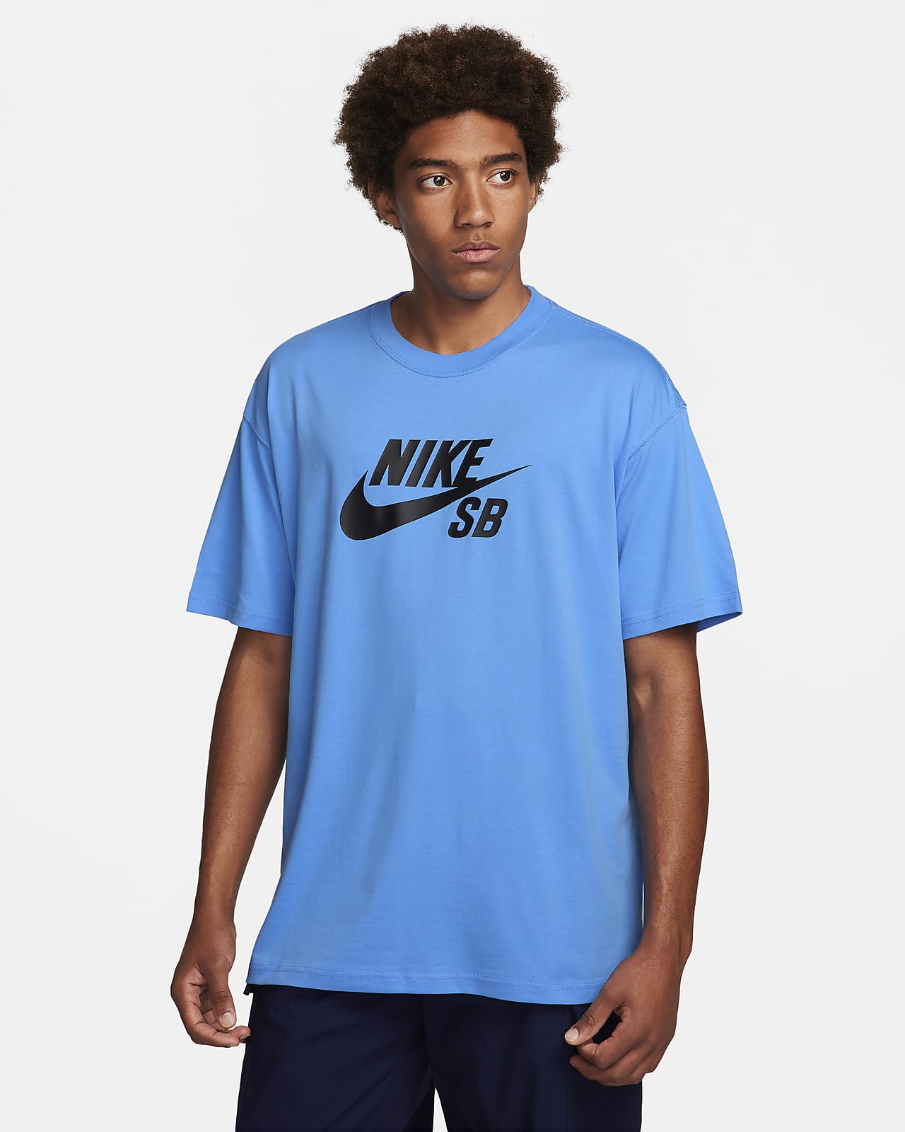 Nike SB x MLB Skate Baseball Jersey Deep Royal Blue/White