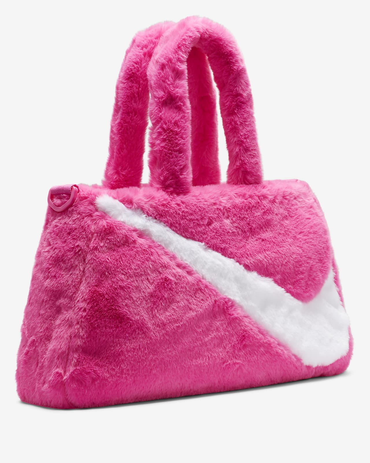 Women's Jodie Mini Velvet Shearling Tote Fur Bag Fluffy Furry Clutch |  POPBAE