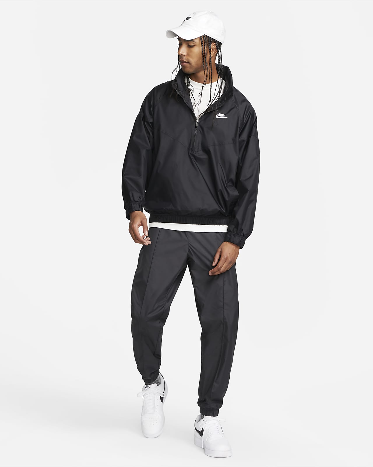 Nike Sportswear Premium Essentials Men's Unlined Hooded Windrunner Jacket.
