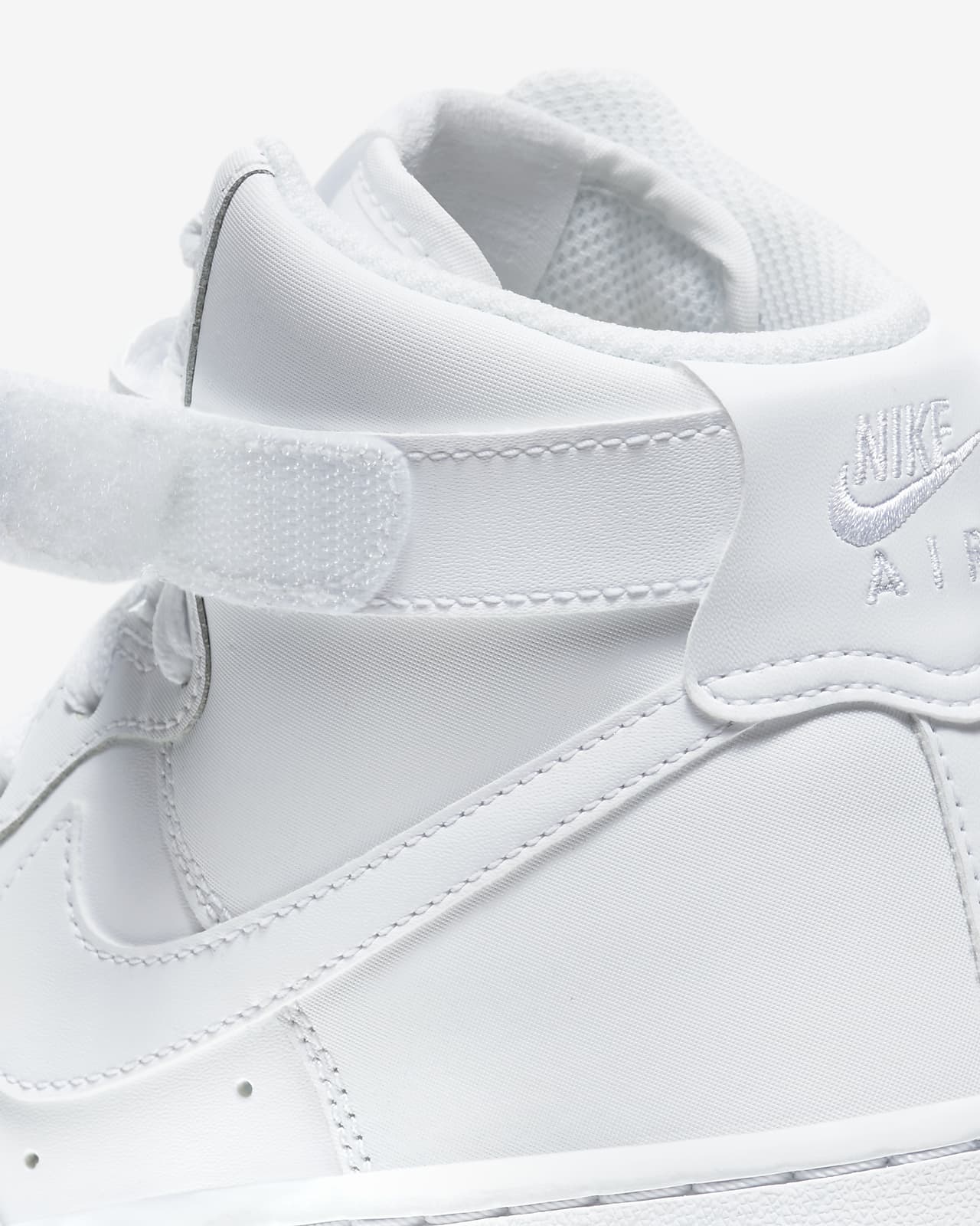 nike air force 1 white high top trainers