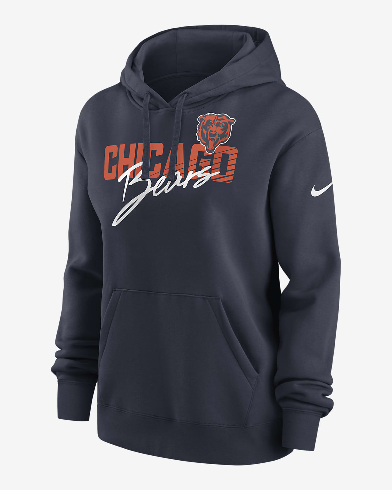 chicago bears women's zip up hoodie