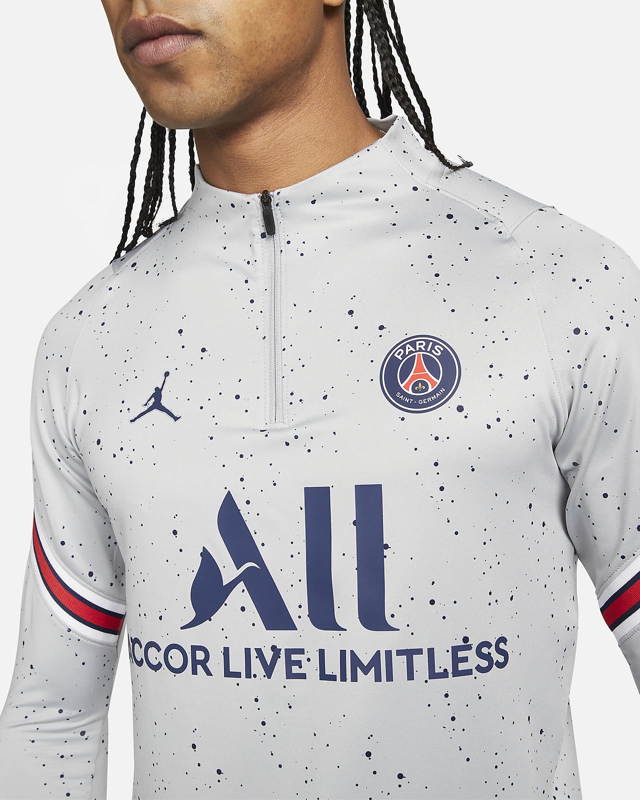 Maglia da calcio per allenamento Nike Dri-FIT Paris Saint-Germain Strike  Fourth - Uomo. Nike IT