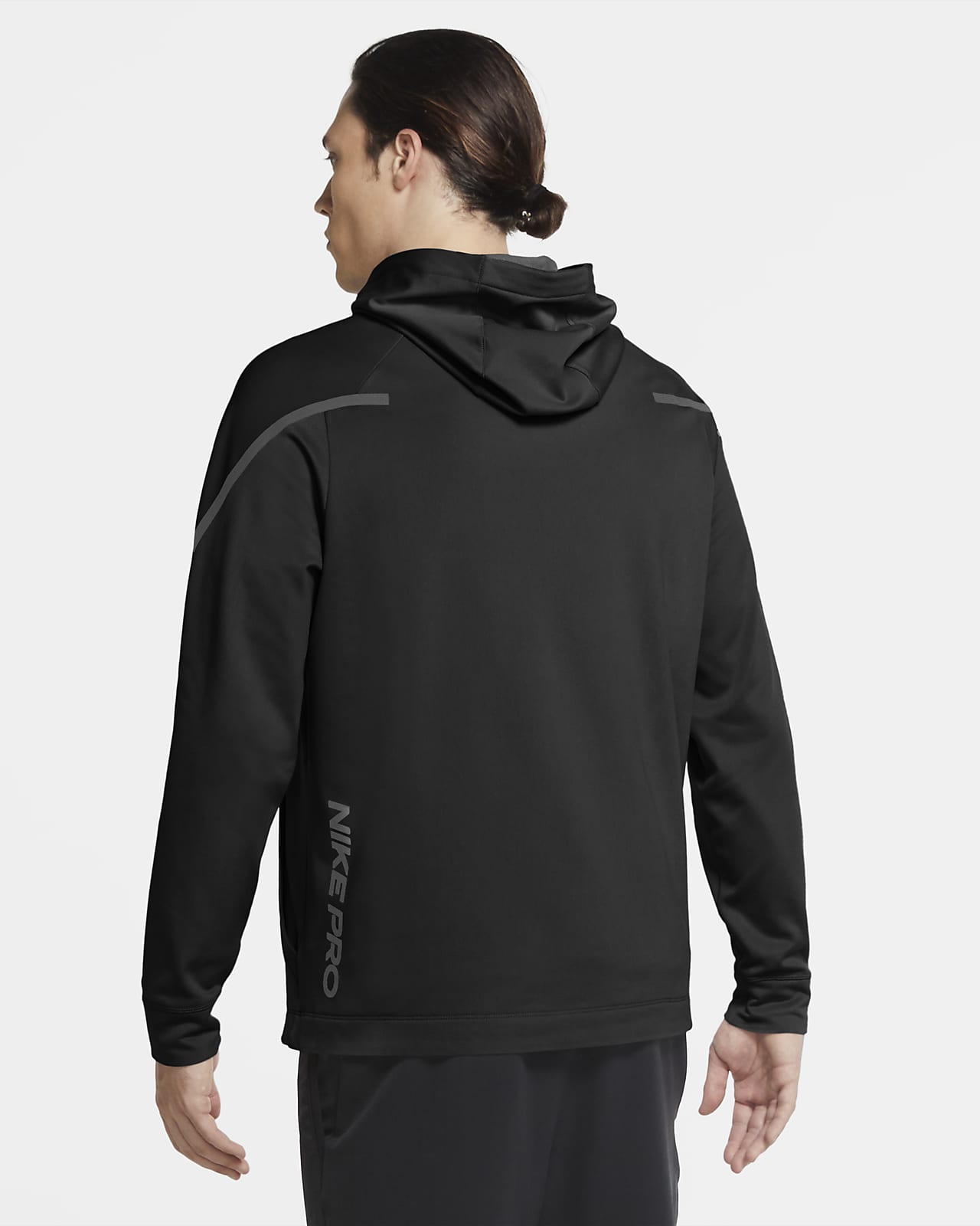 nike pro zip up hoodie