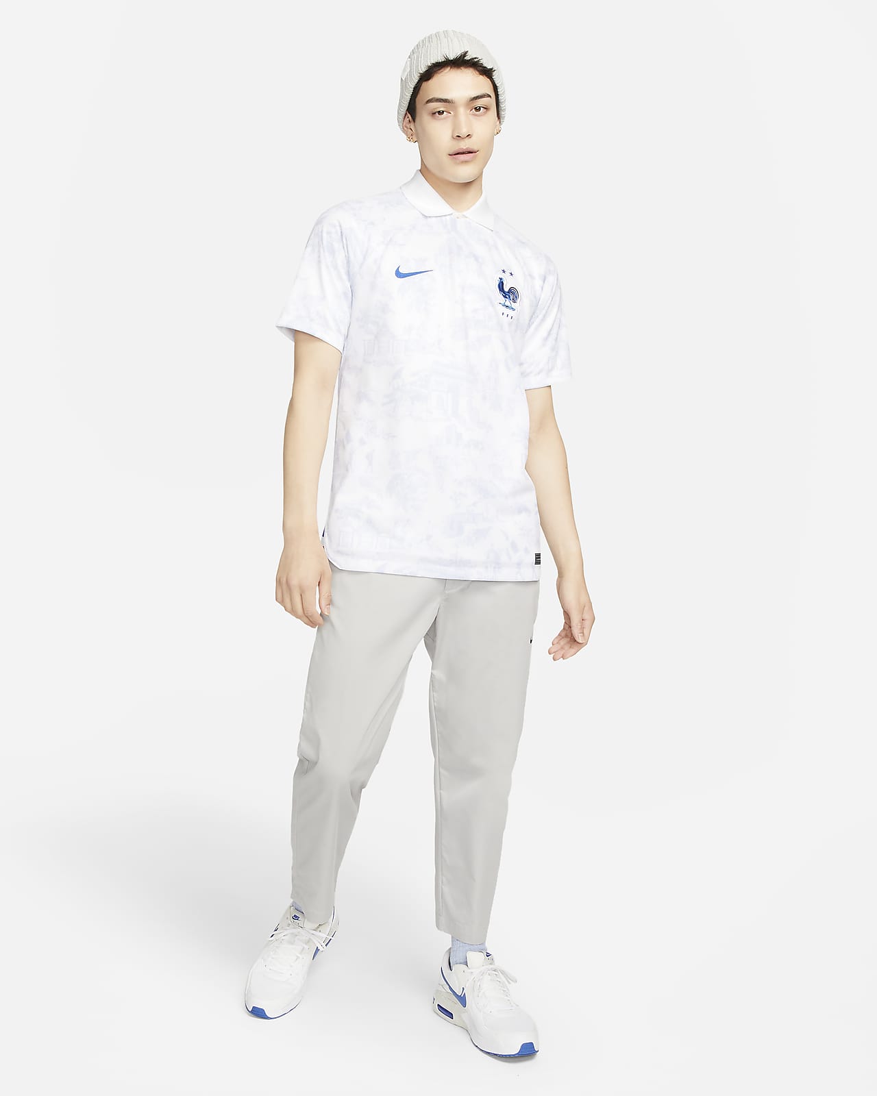 Fotbollströja Nike Dri-FIT Brasilien 2022/23 Stadium (bortaställ) för män