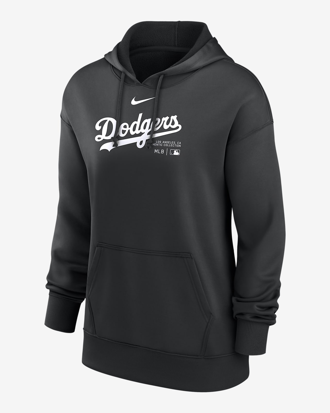Los Angeles Dodgers Authentic Collection Practice Women's Nike Dri-FIT MLB Pullover Hoodie