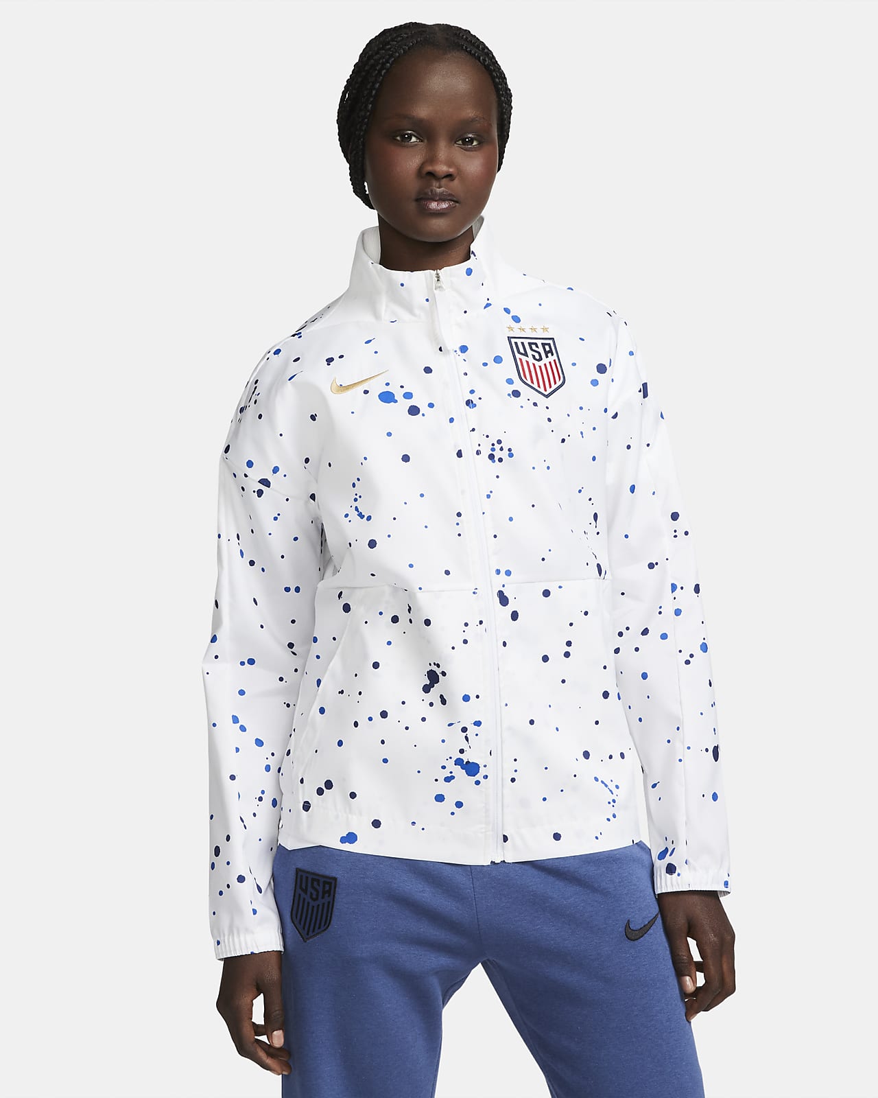 Soccer U.S. Anthem Nike Jacket. Women\'s Dri-FIT