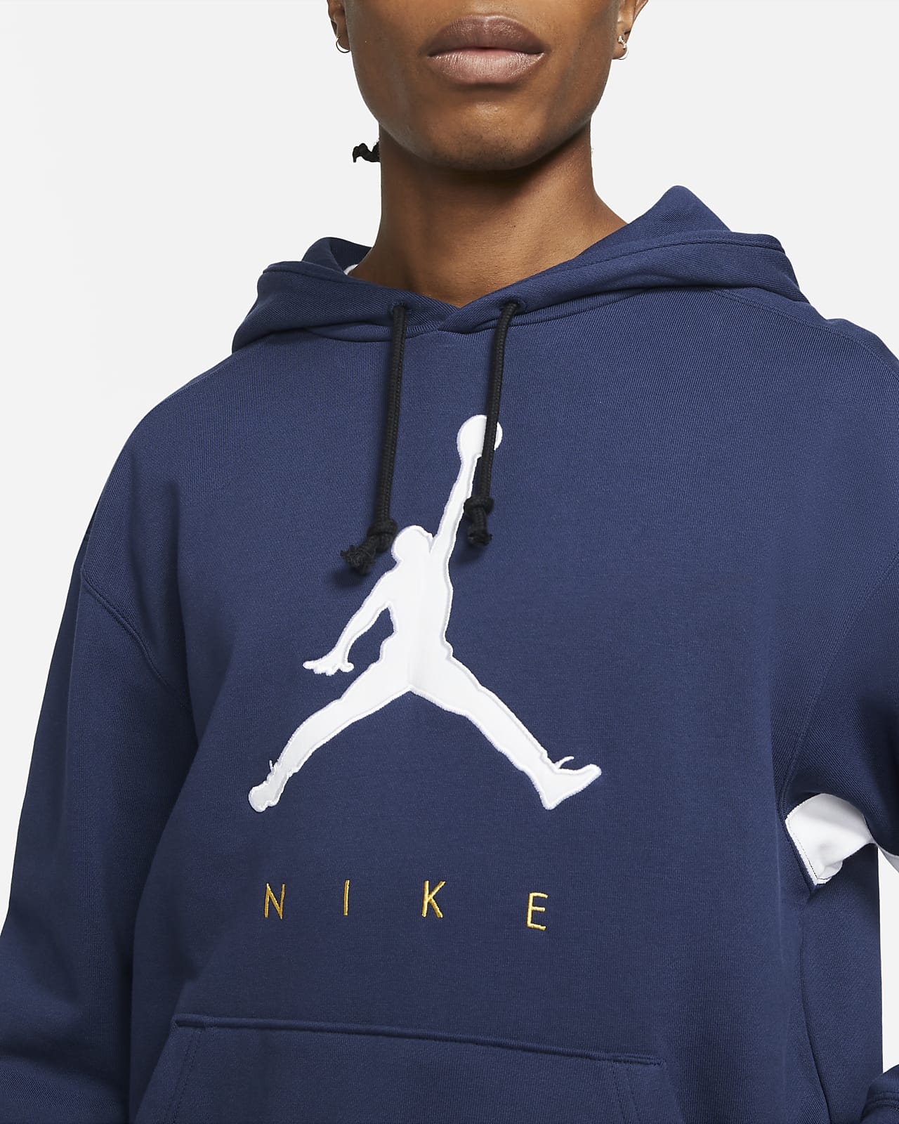 navy blue jordan hoodie