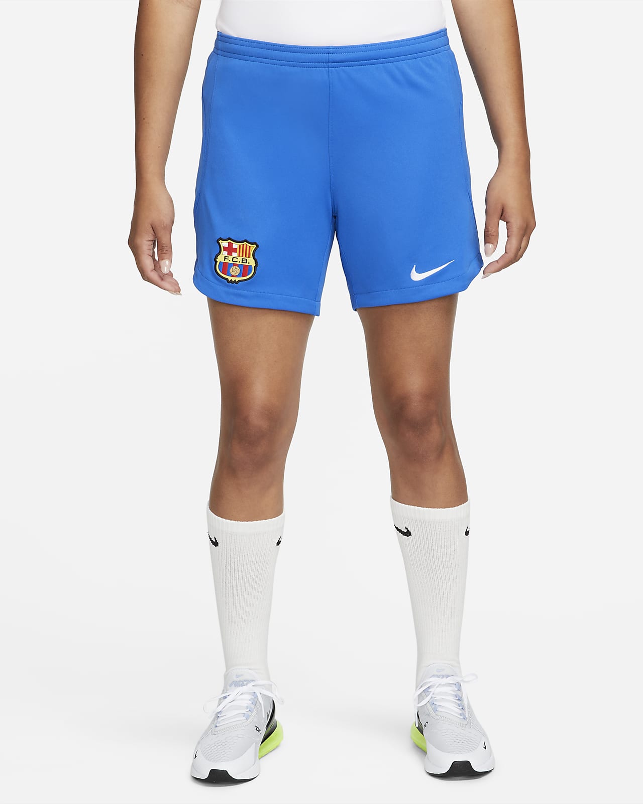 FC Barcelona 2023/24 Stadium Uit Nike Dri-FIT voetbalshorts voor dames