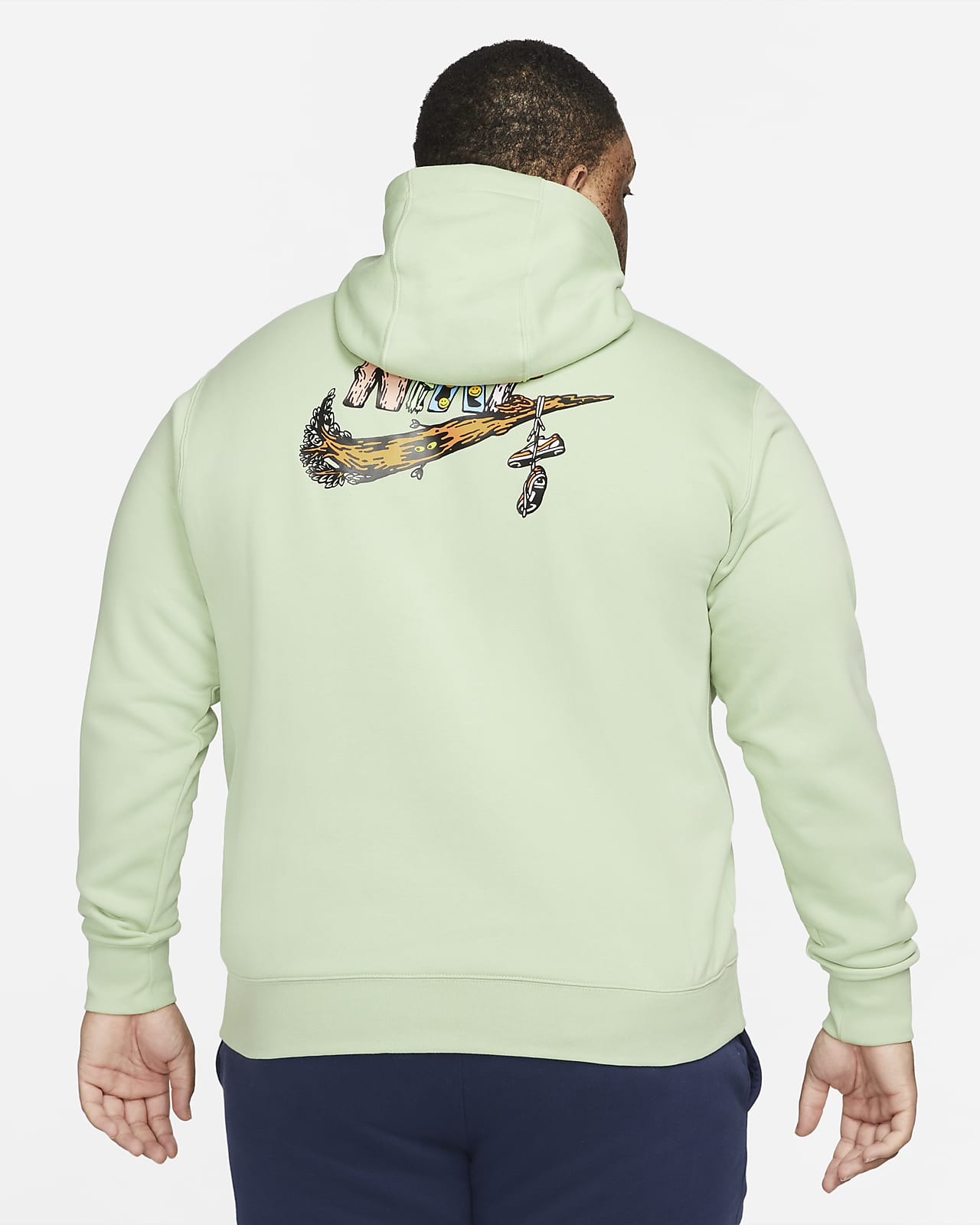 nike hoodie mit backprint