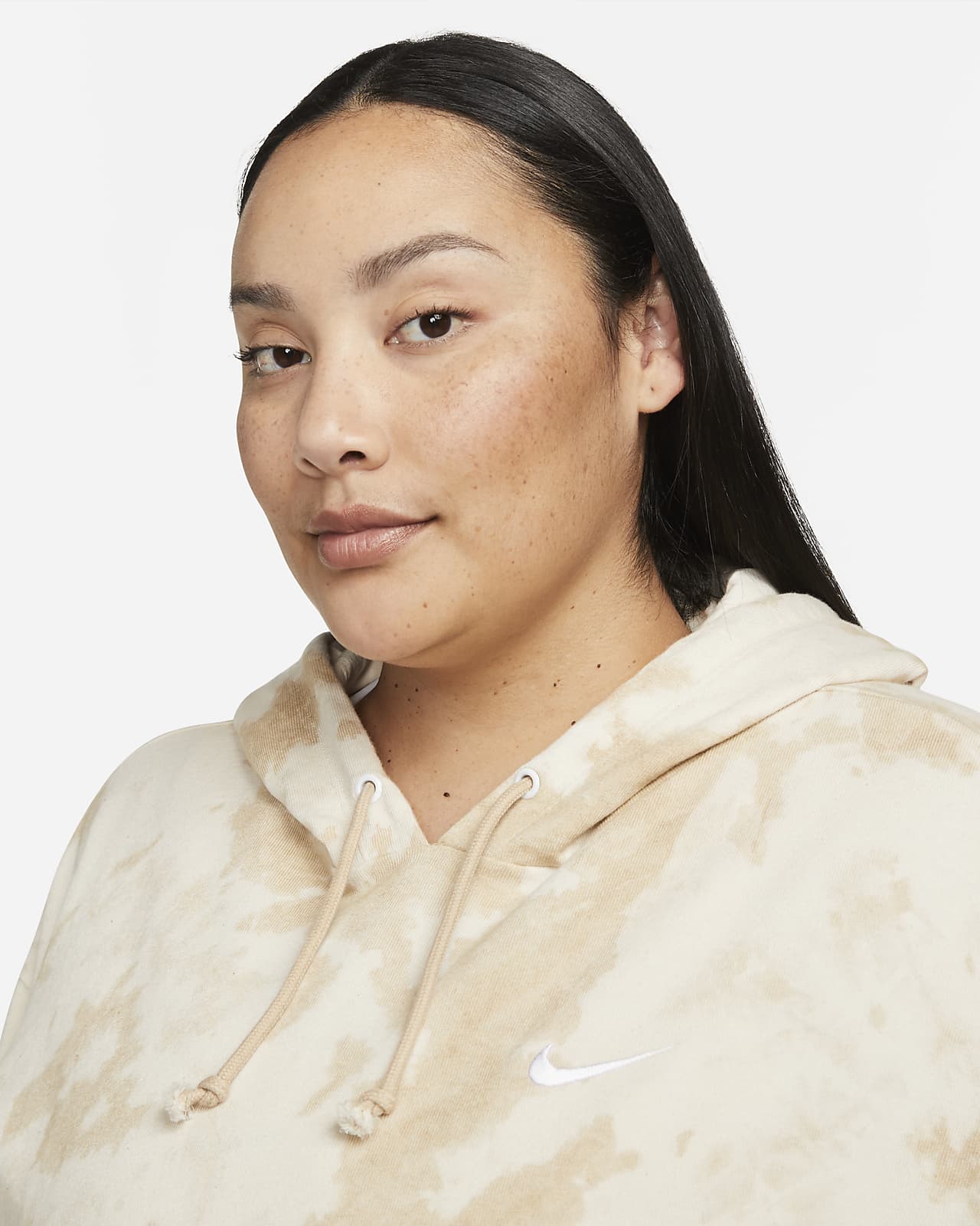 Nike Sportswear Women's Washed Jersey Hoodie (Plus Size). Nike IL