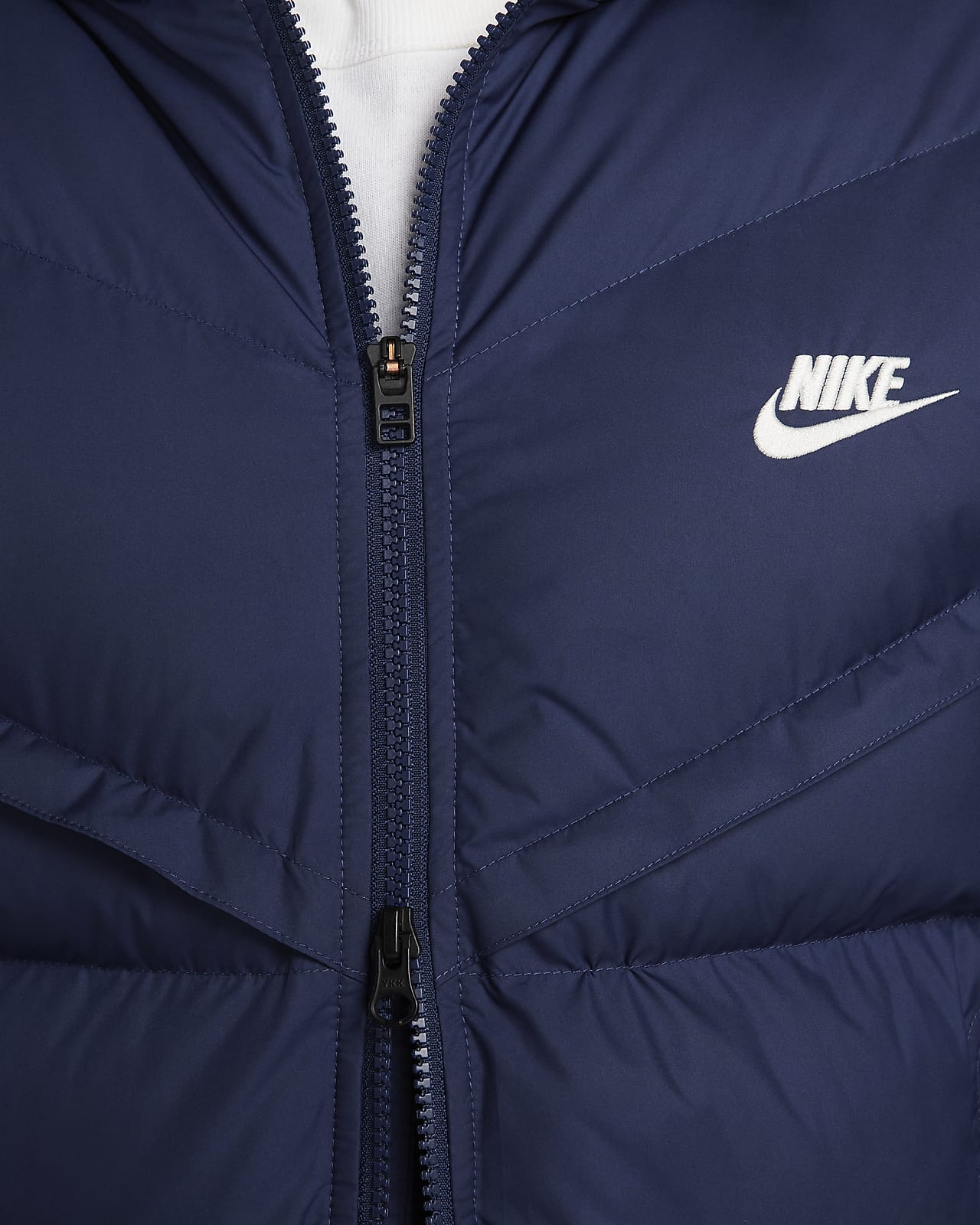 Doudoune à capuche Nike Storm-FIT Windrunner pour homme - Gris