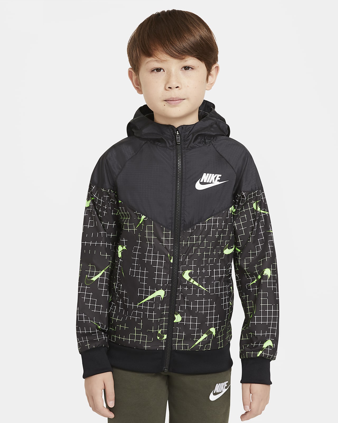 nike sportswear windrunner long jacket