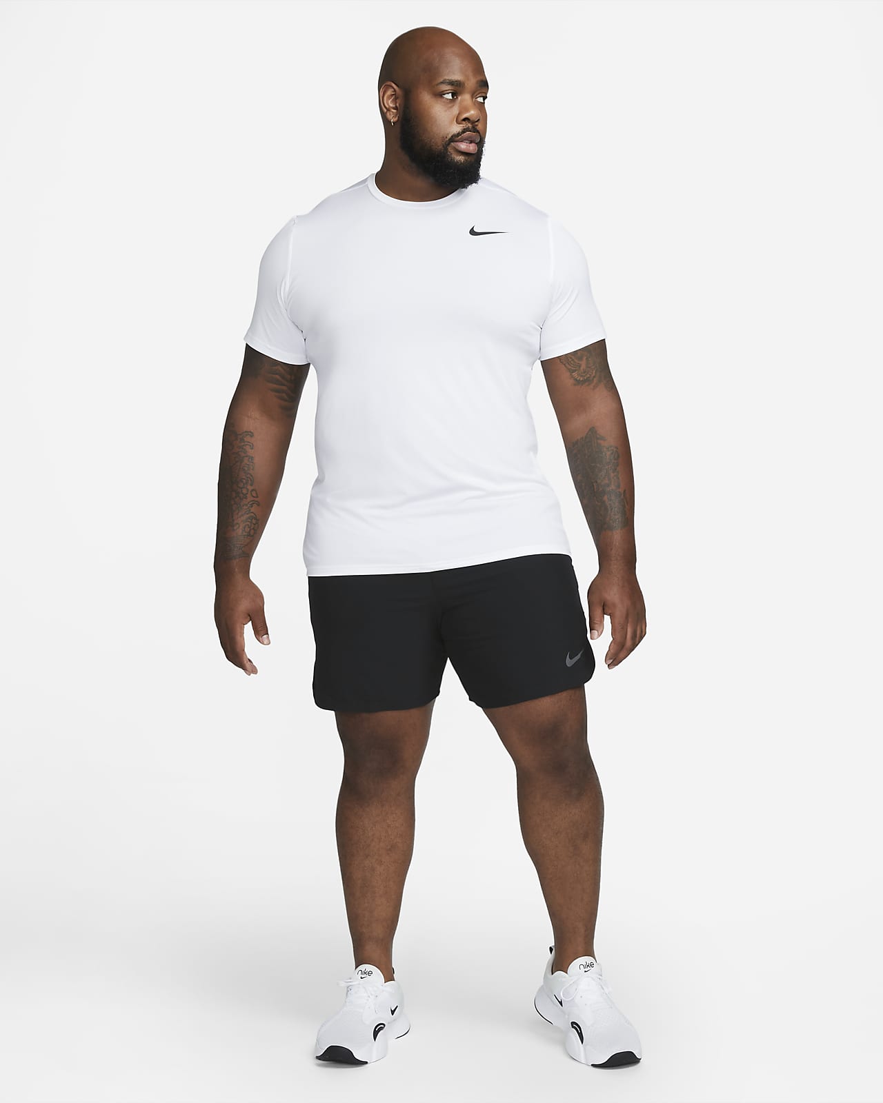 Nike Pro Combat Size M 10-12 Boys Black/Gray Compression Training Shorts  T570