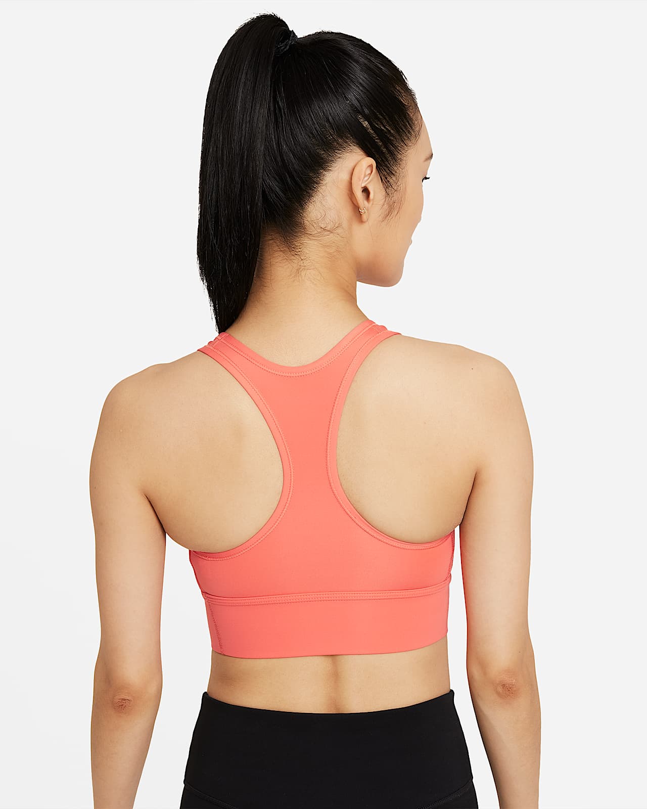 Nike公式 ナイキ スウッシュ ウィメンズ ミディアムサポート ワンピース パッド ロングライン スポーツブラ オンラインストア 通販サイト