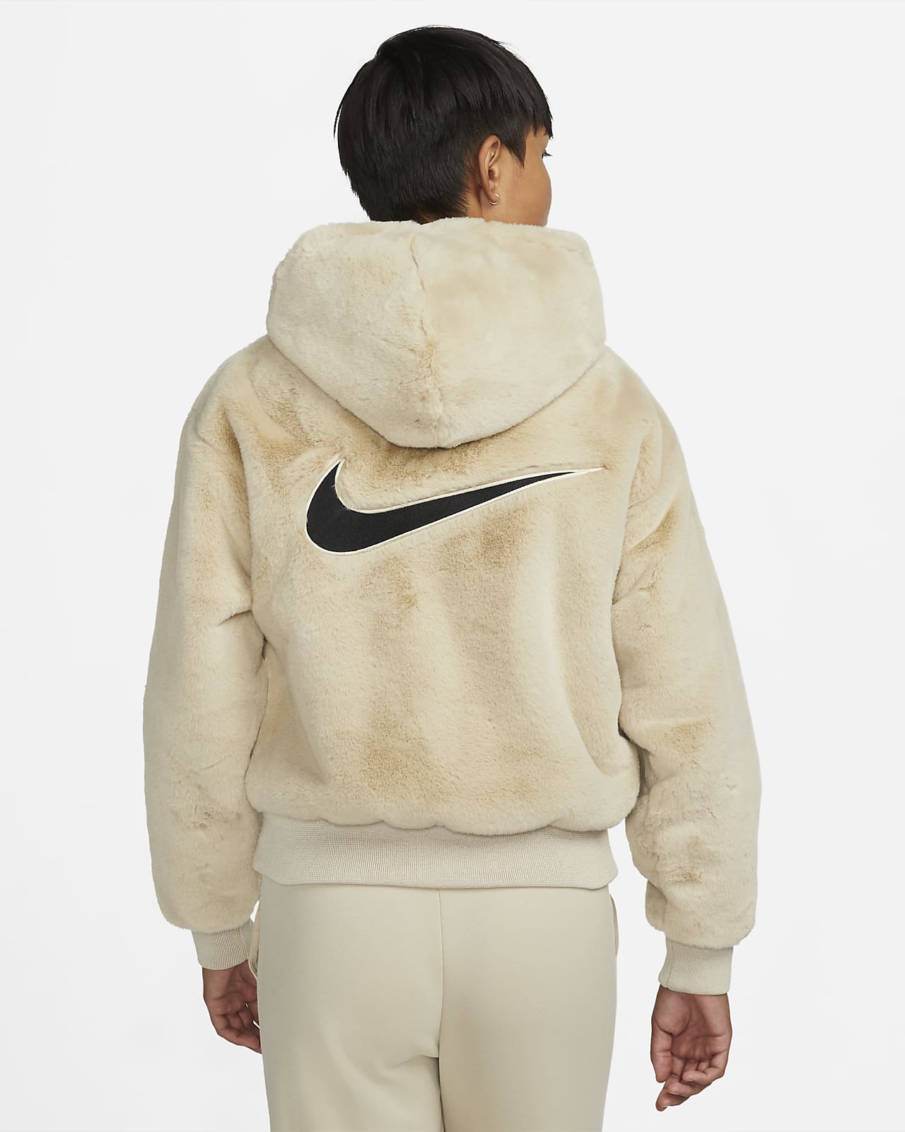 women's nike fuzzy jacket