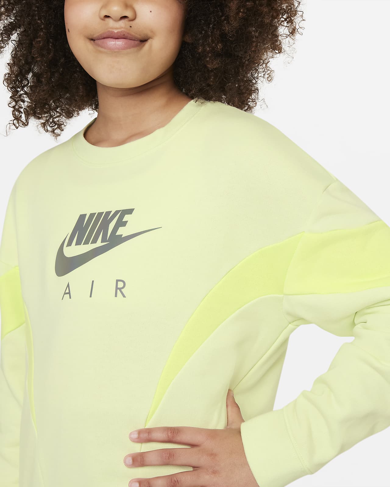 green nike air jumper