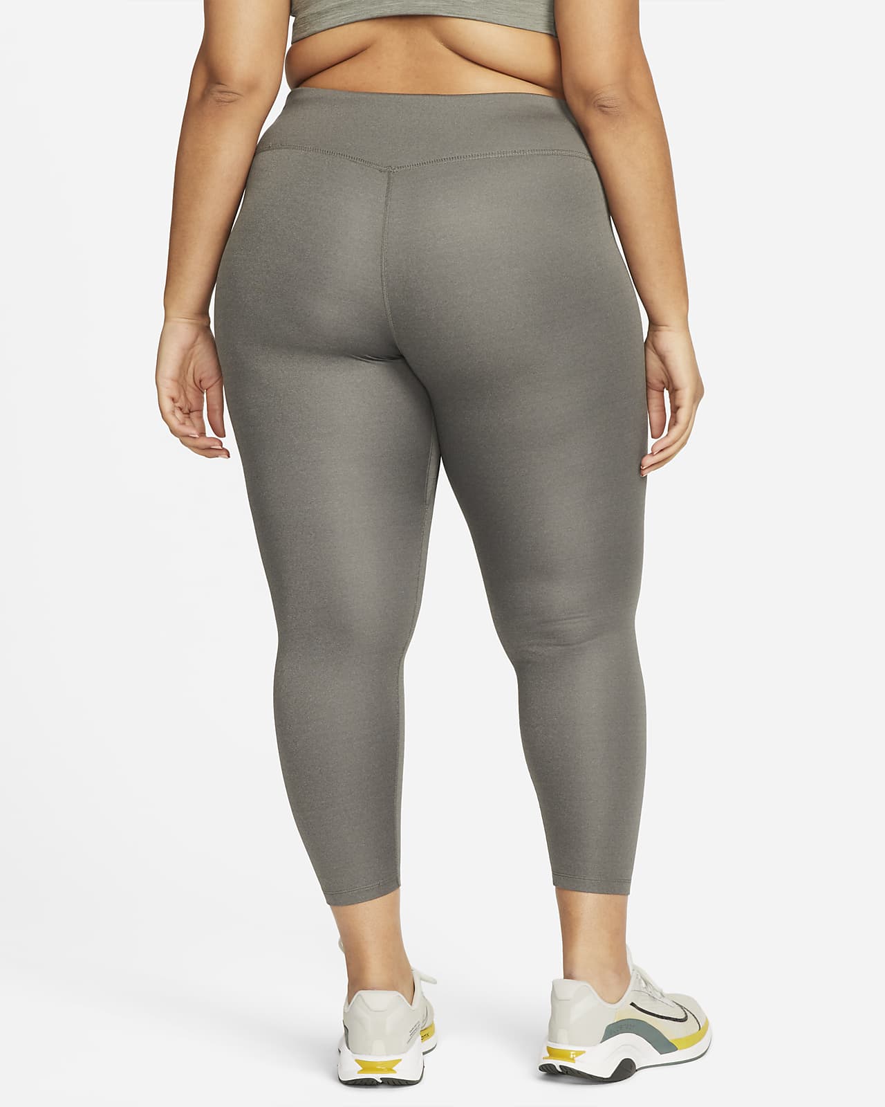 Buy Nike Therma-fit One High-waisted 7/8 Leggings - Grey At 38
