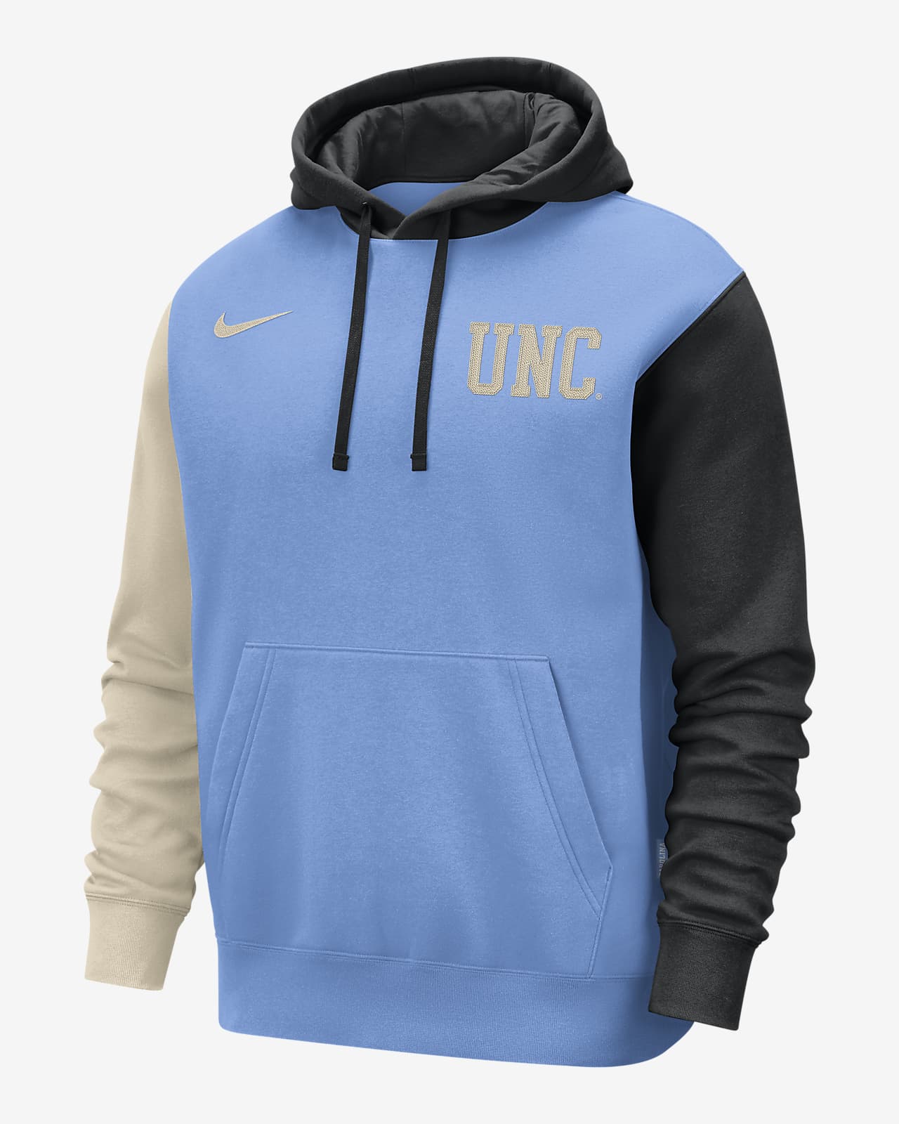 UNC Club Fleece Men's Nike Pullover Hoodie.