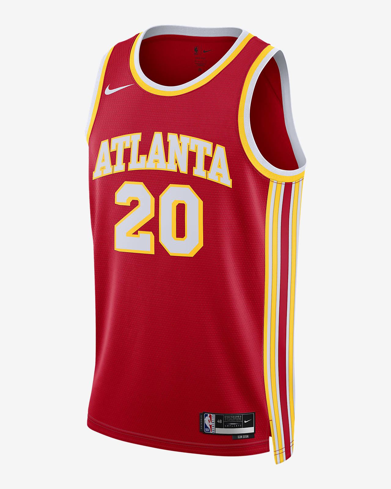 Atlanta Hawks Icon Edition 2022/23 Nike Dri-FIT NBA Swingman Jersey ...