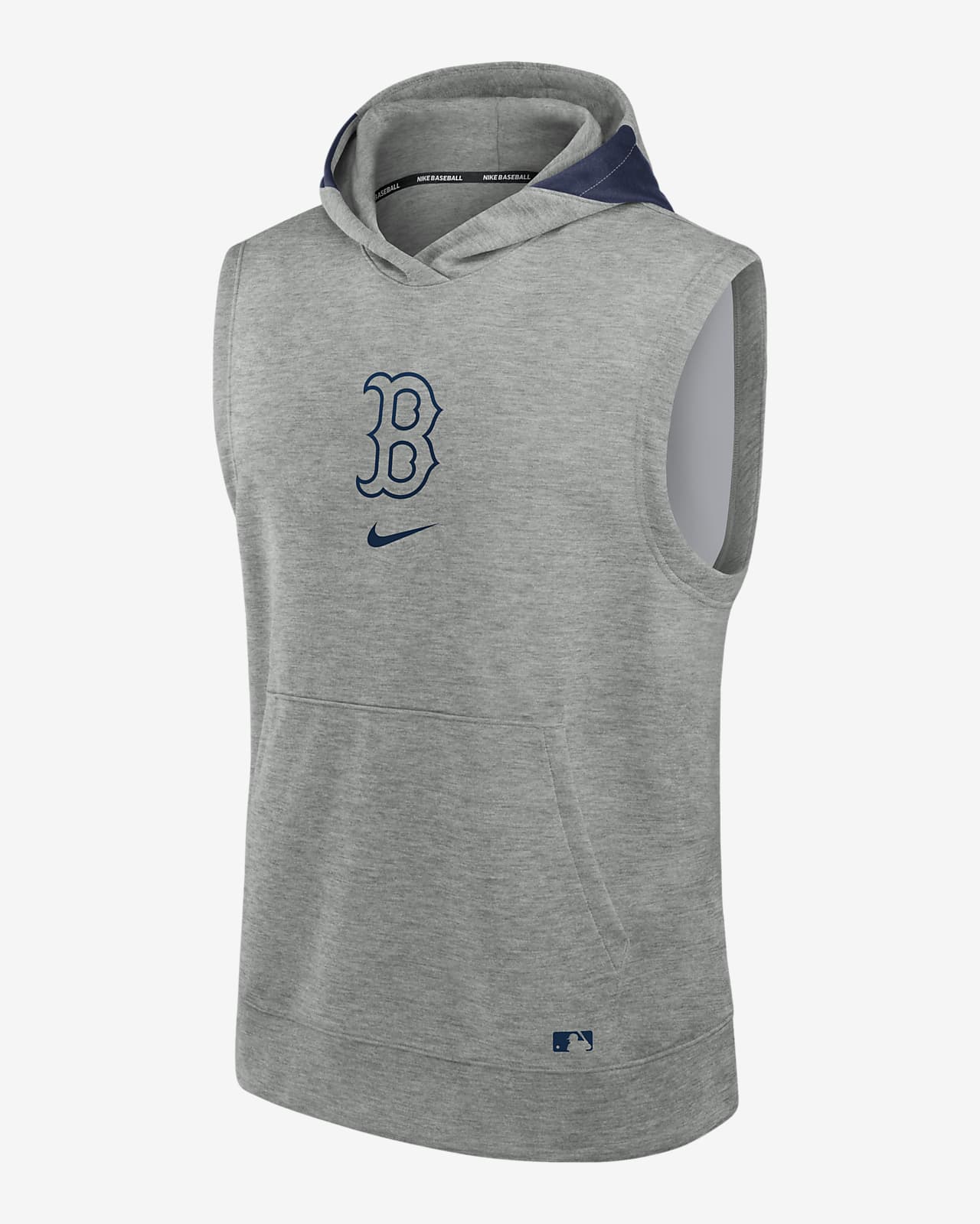 Boston Red Sox Authentic Collection Early Work Men’s Nike Dri-FIT MLB Sleeveless Pullover Hoodie
