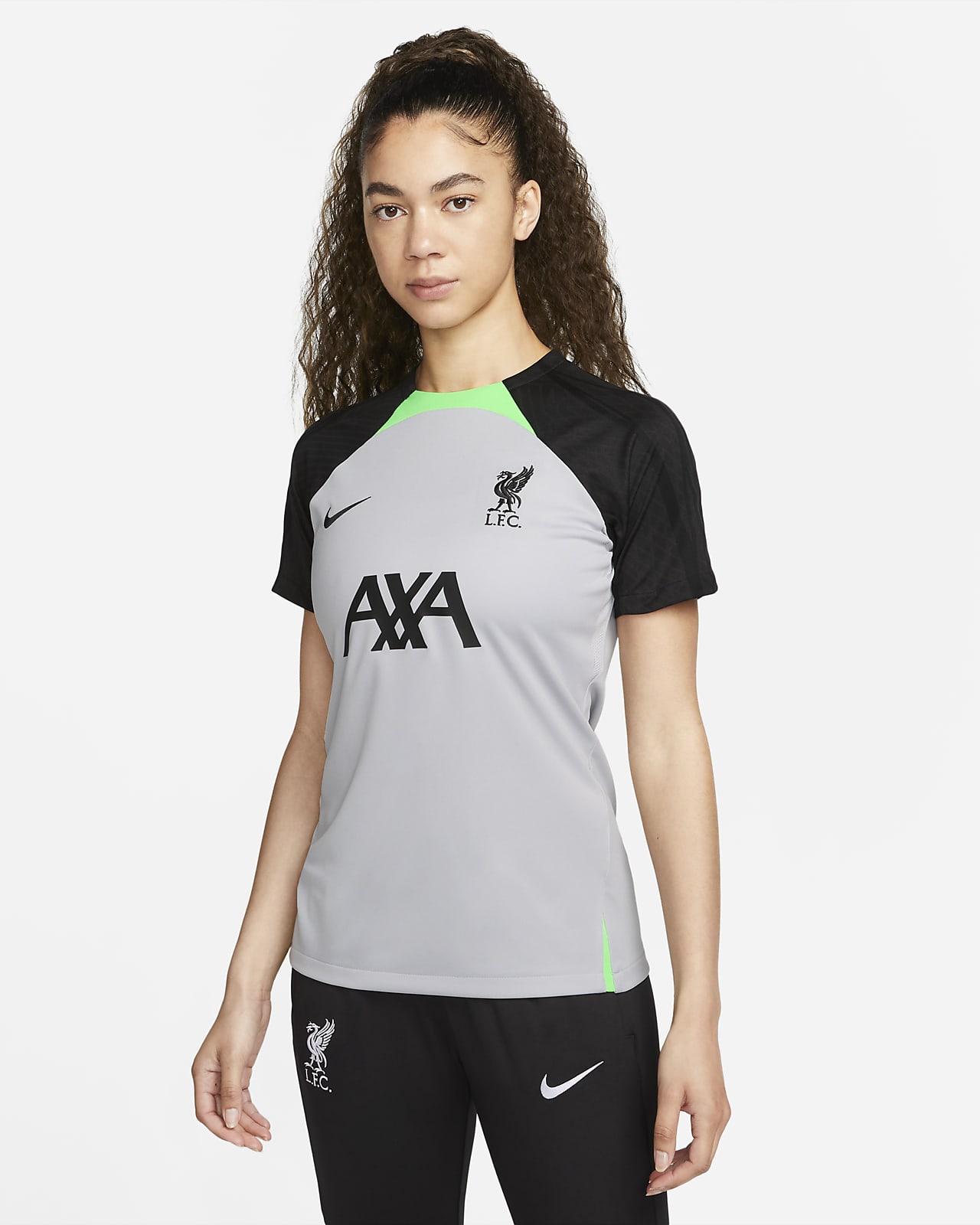 Liverpool FC Strike Nike Dri-FIT Fußball-Oberteil aus Strickmaterial für Damen