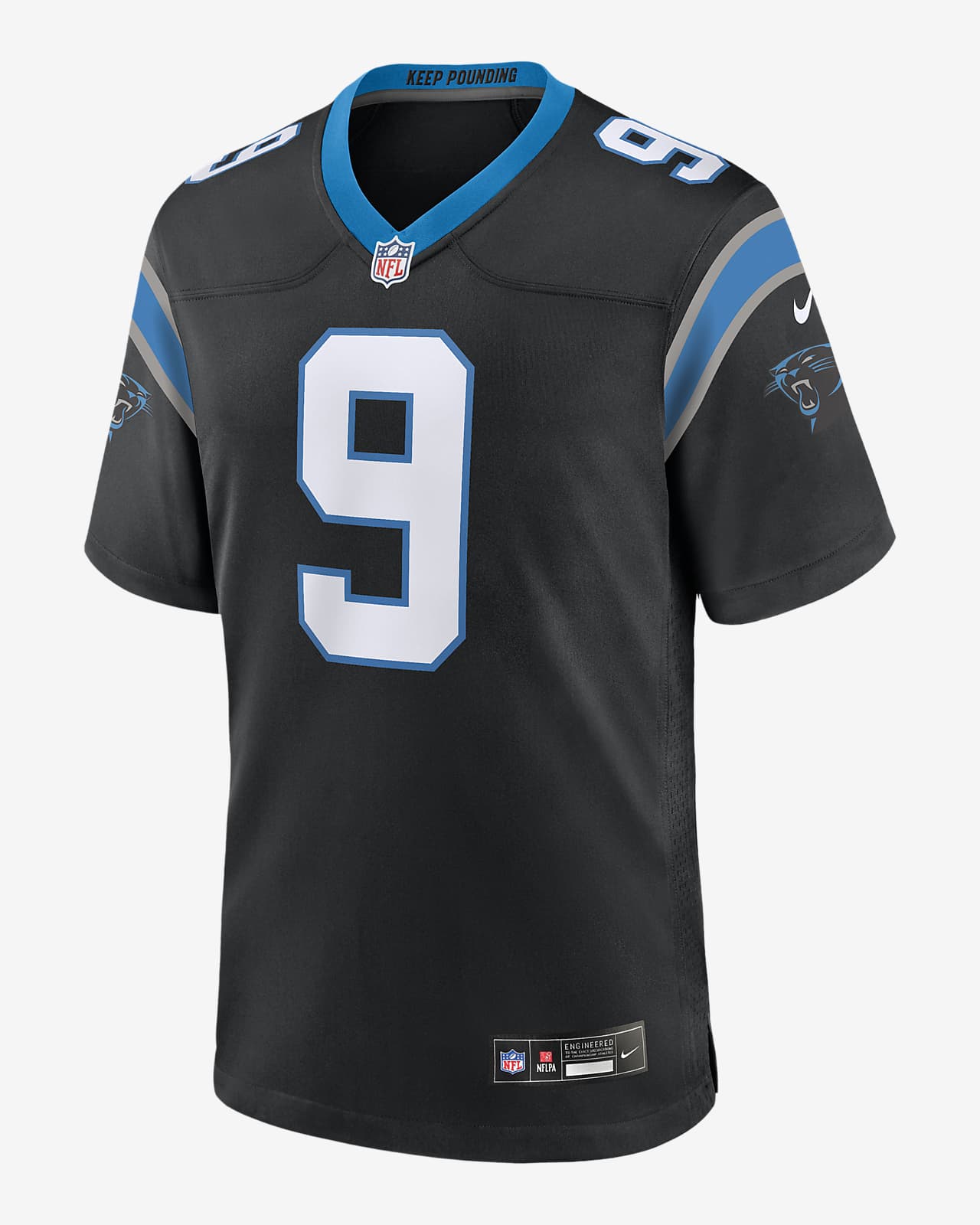 Jersey de fútbol americano Nike de la NFL Game para hombre Bryce Young Carolina Panthers
